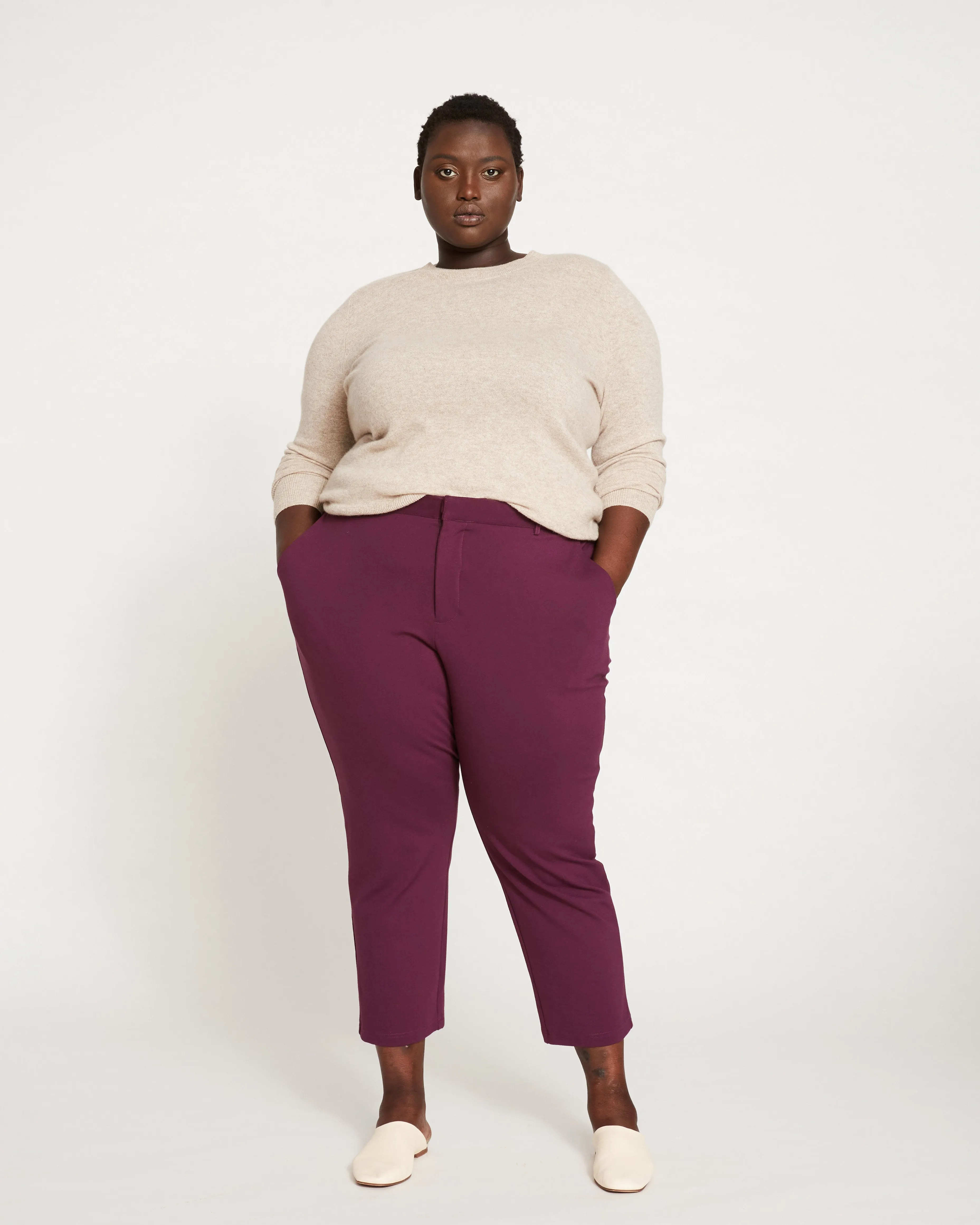 Cigarette Pants - Plum sold by Universal Standard
