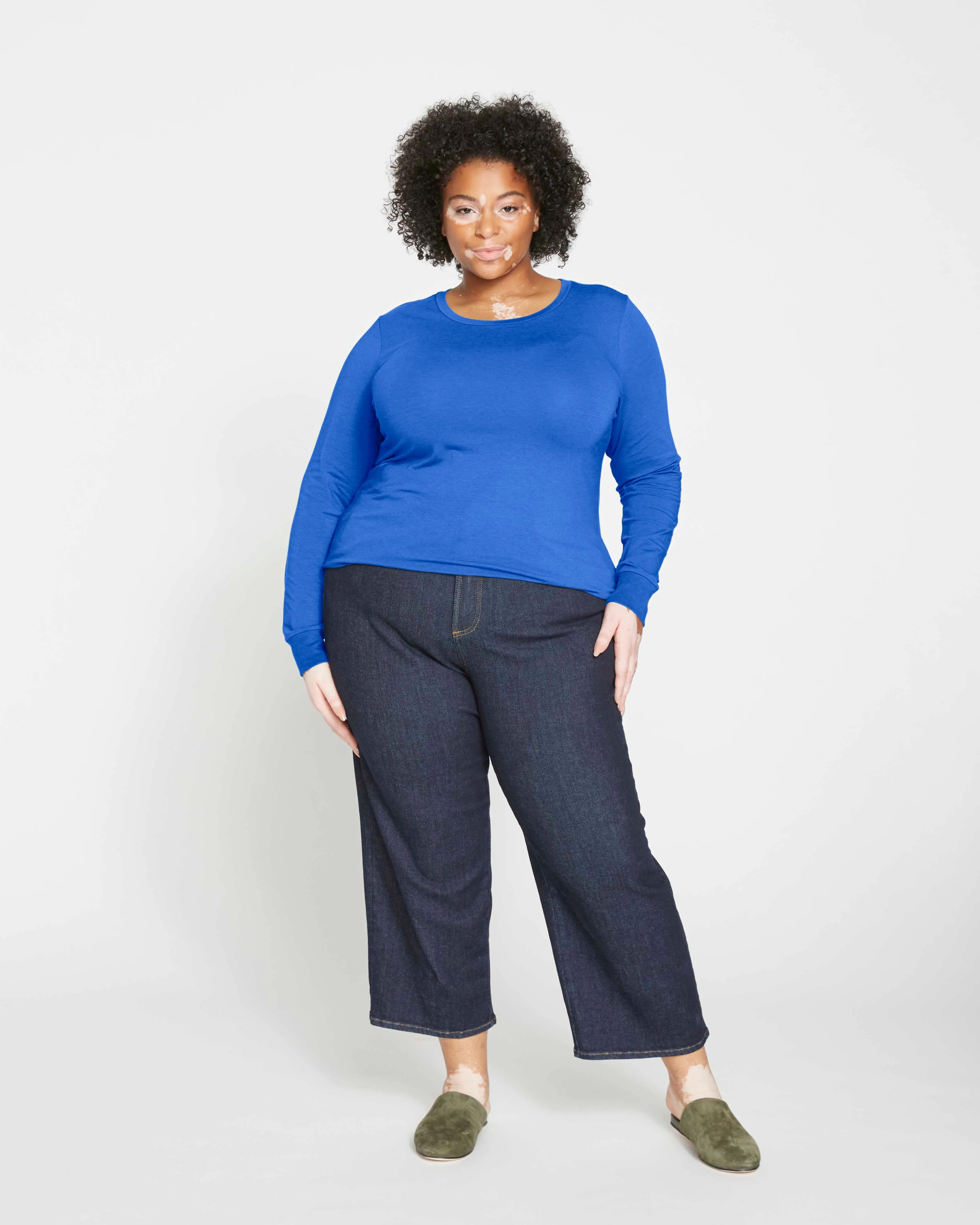 Long Sleeve Tee Rex - Lapis sold by Universal Standard product image thumbnail 2