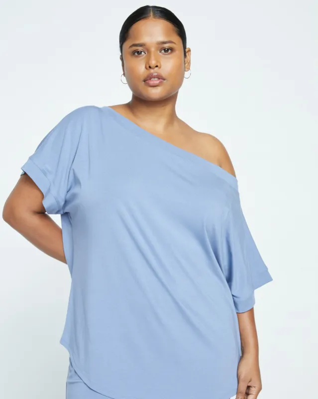 UltimateS Dolci Short Sleeve Top - Pressed Pansy sold by Universal Standard