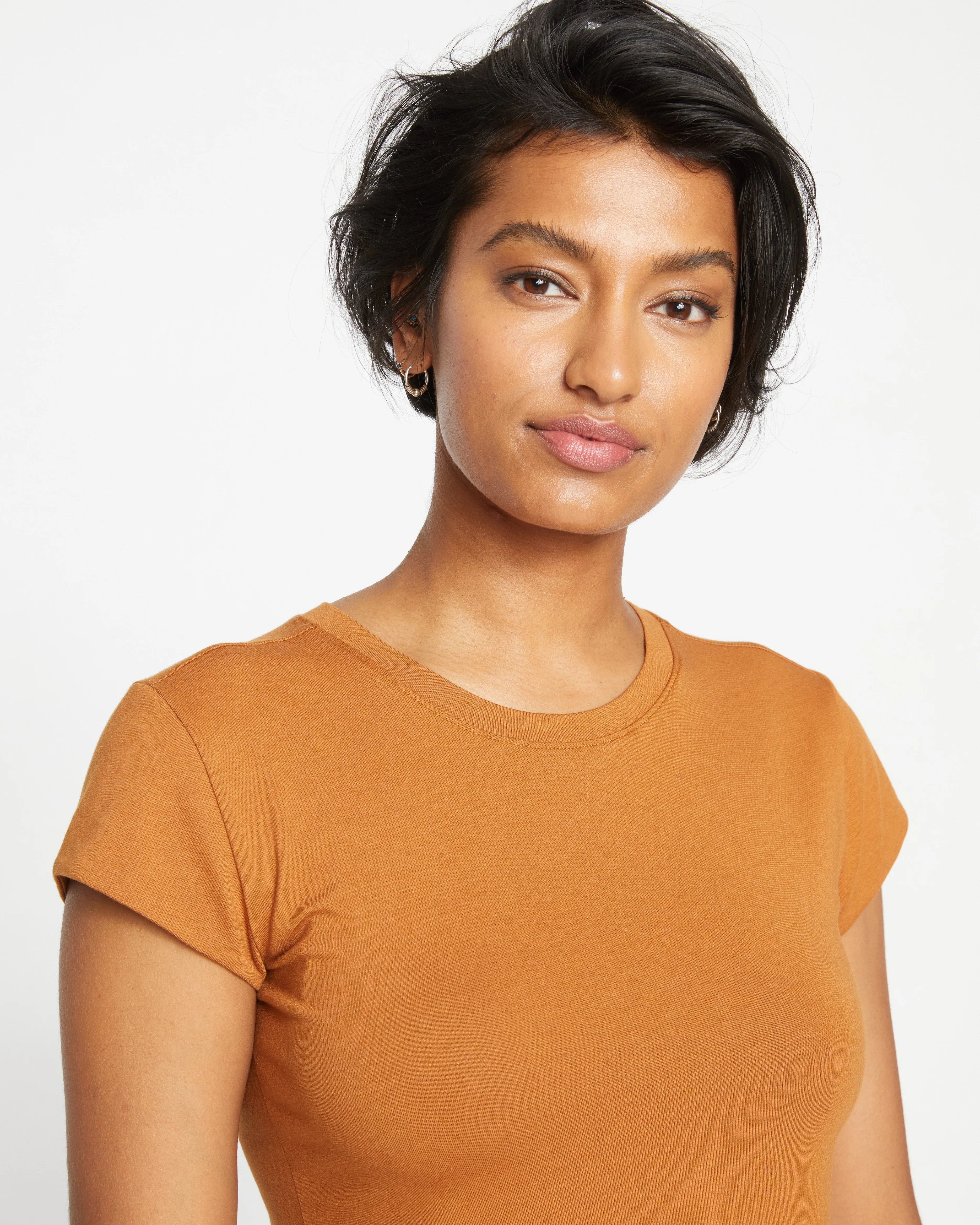 Ashley Cap Sleeve Tee - Caramel Cafe sold by Universal Standard product image thumbnail 2