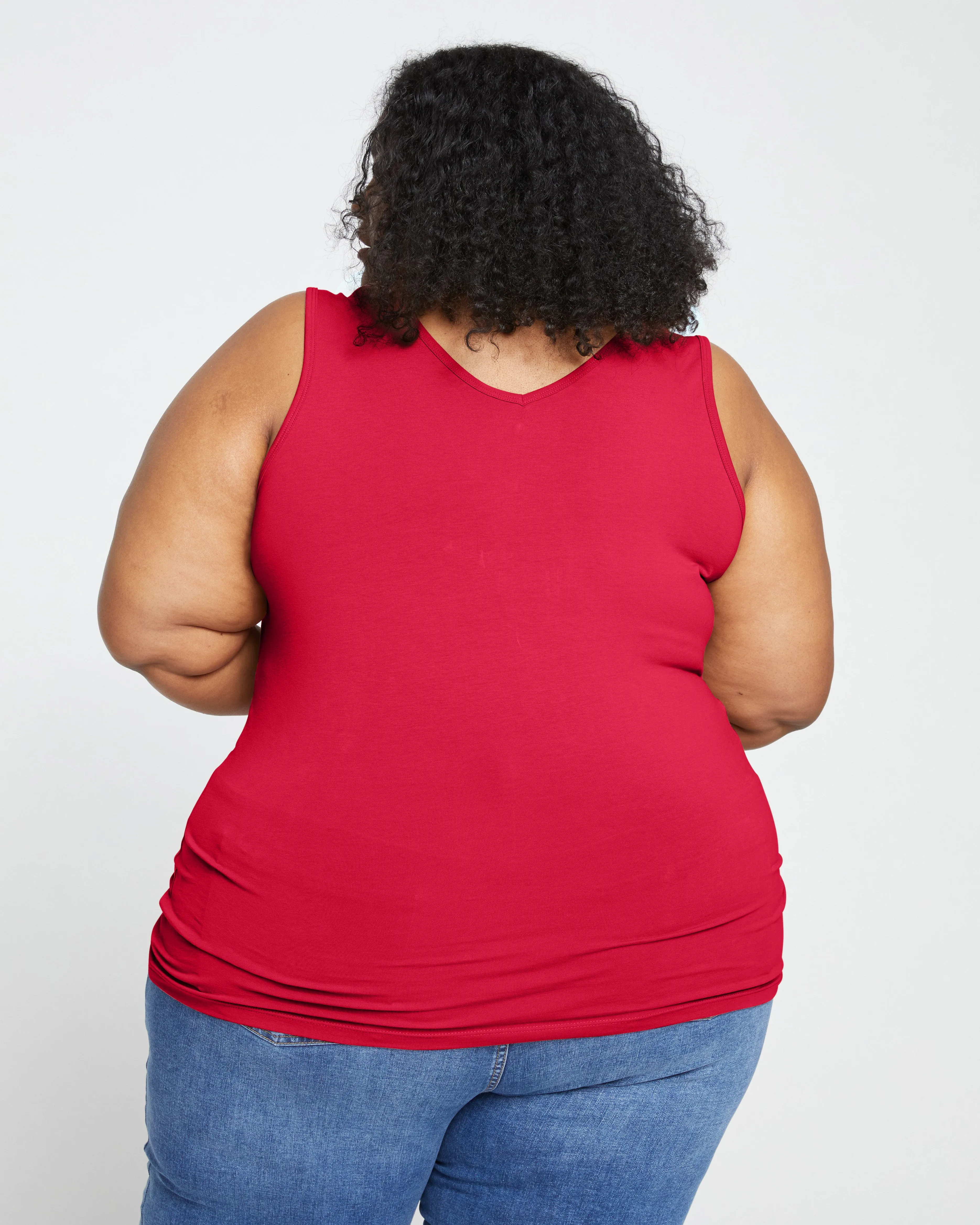 Double V Tank - Cerise sold by Universal Standard product image thumbnail 2