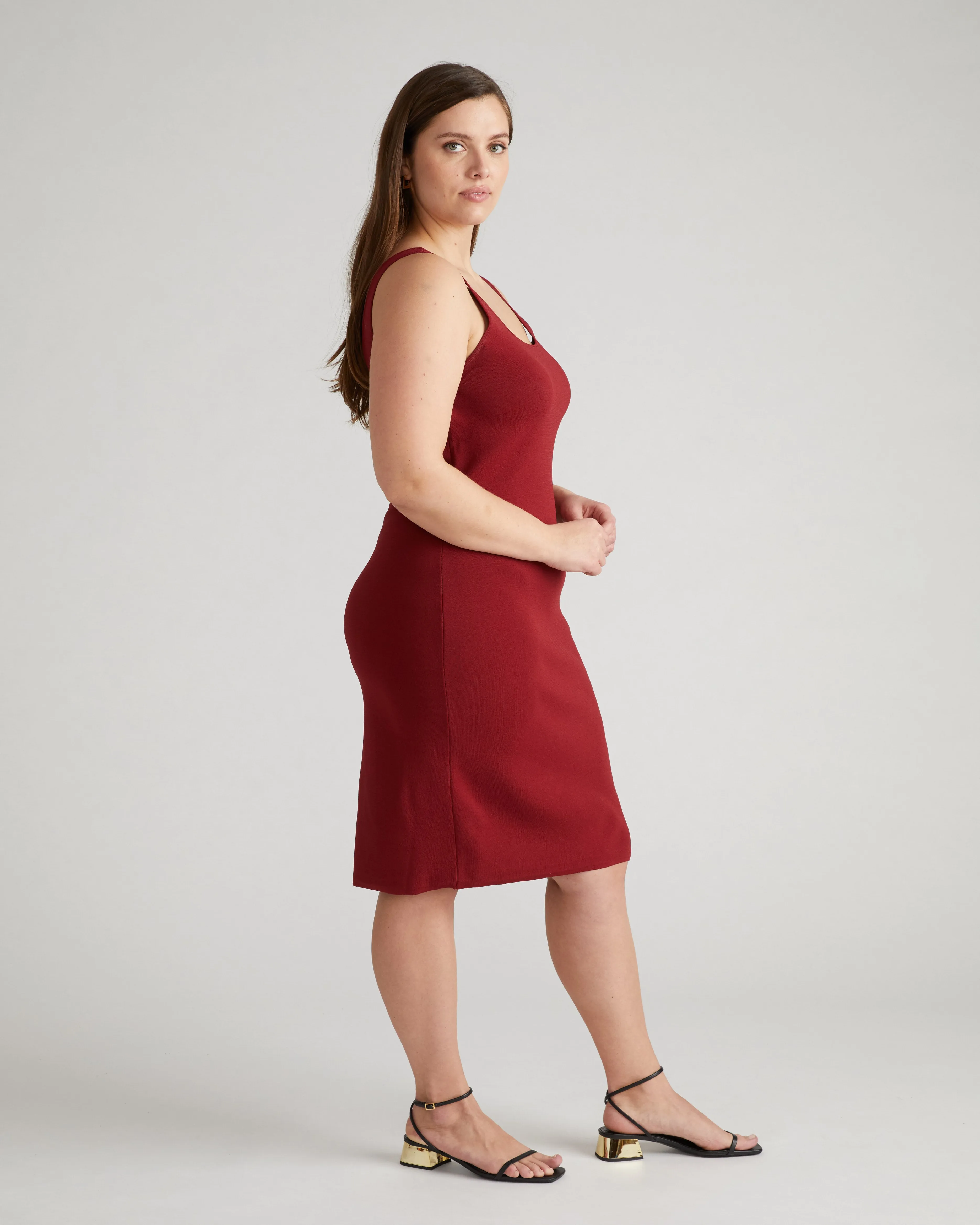 Knitted Tank Dress - Sangria sold by Universal Standard product image thumbnail 3