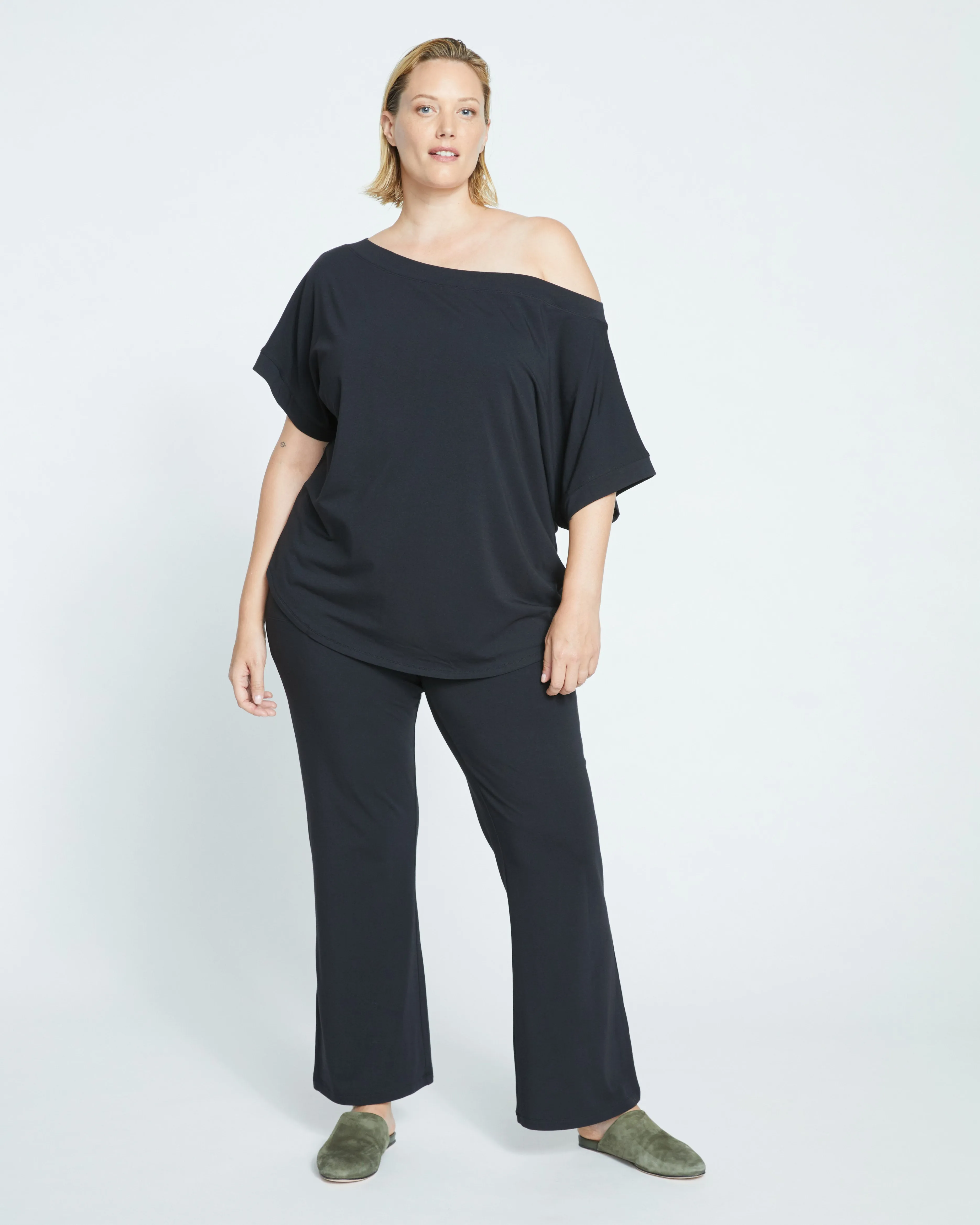 UltimateS Dolci Short Sleeve Top - Black sold by Universal Standard product image thumbnail 2