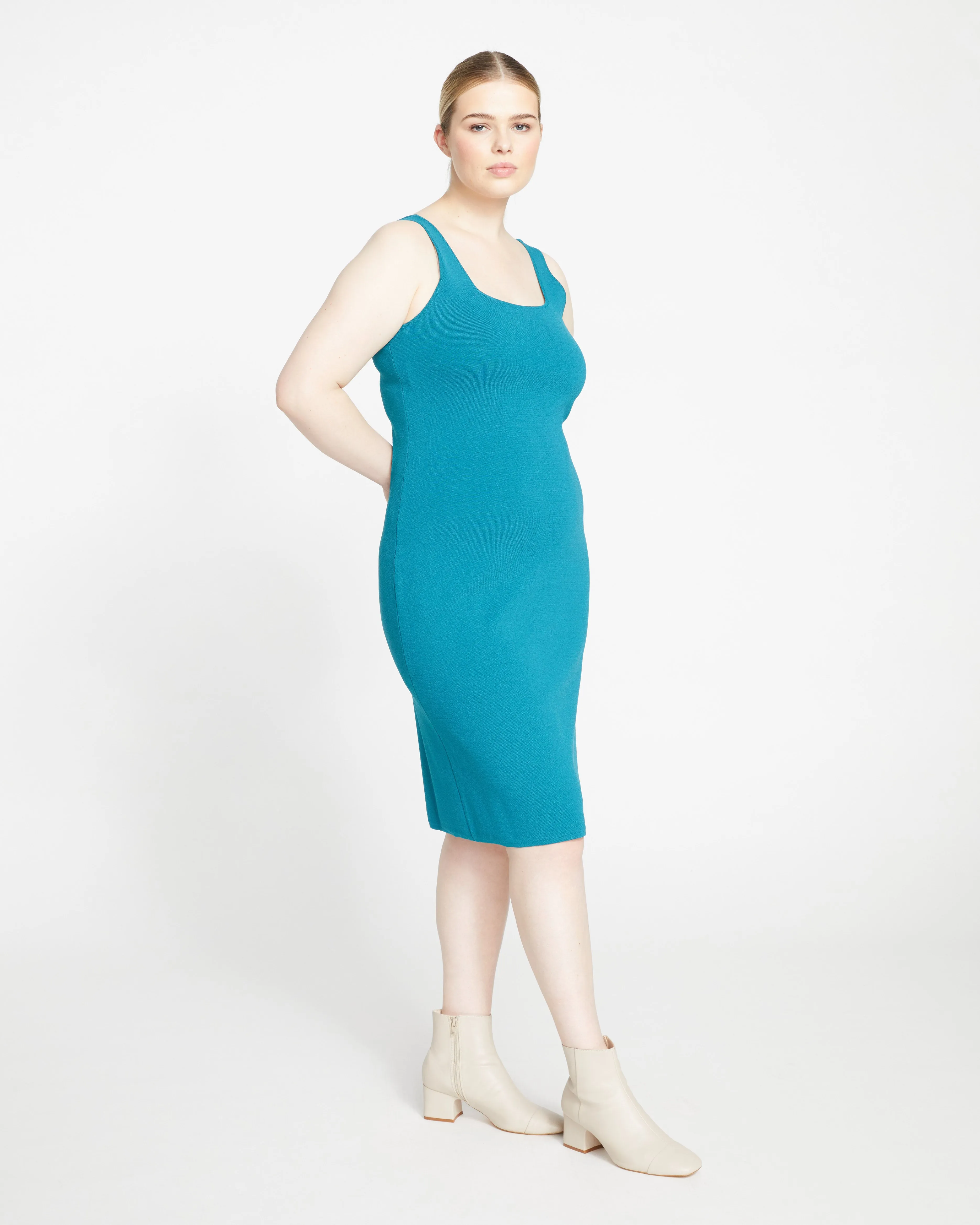 Knitted Tank Dress - Plume Blue sold by Universal Standard product image thumbnail 3