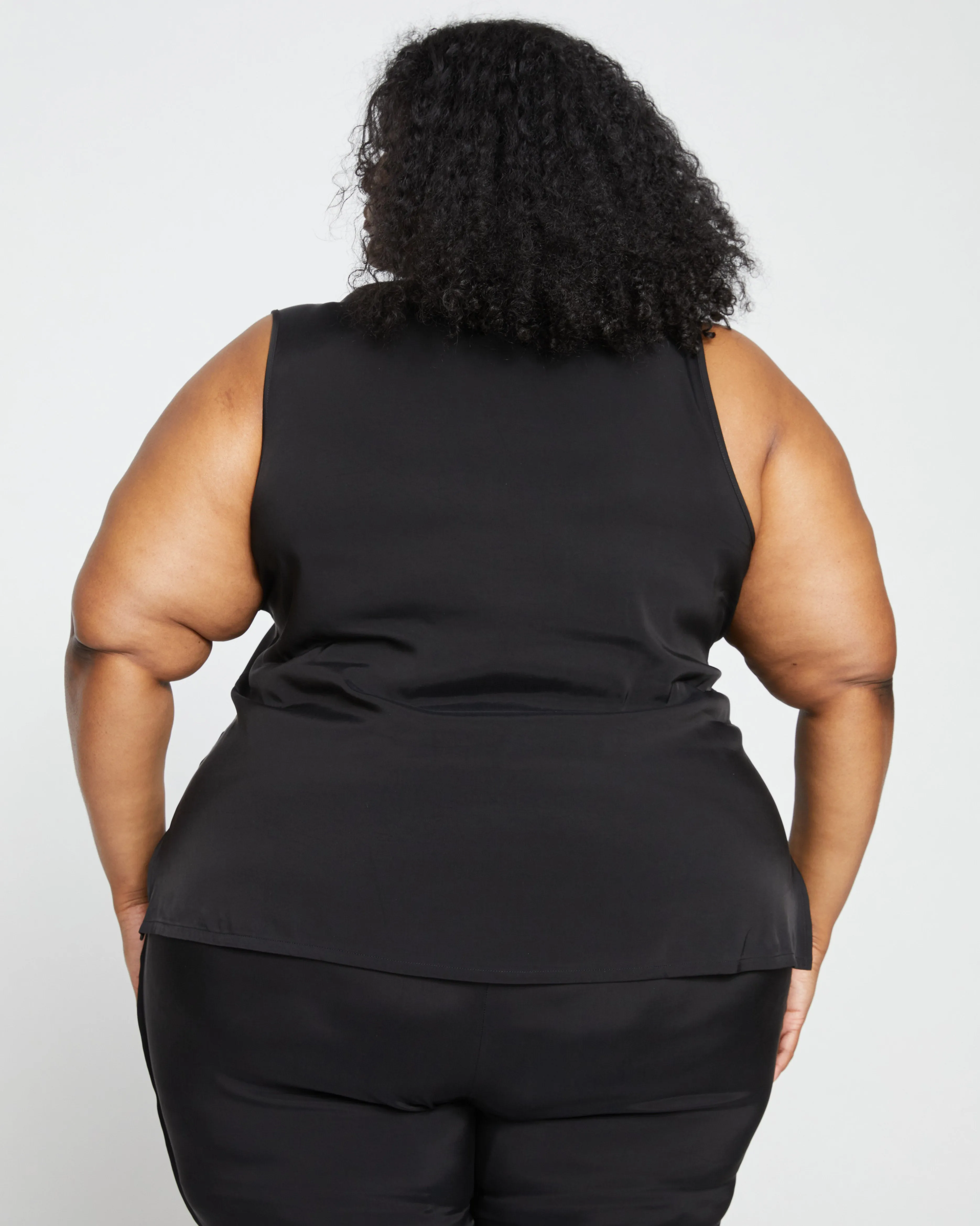 Cooling Stretch Cupro Tank - Black sold by Universal Standard product image thumbnail 4