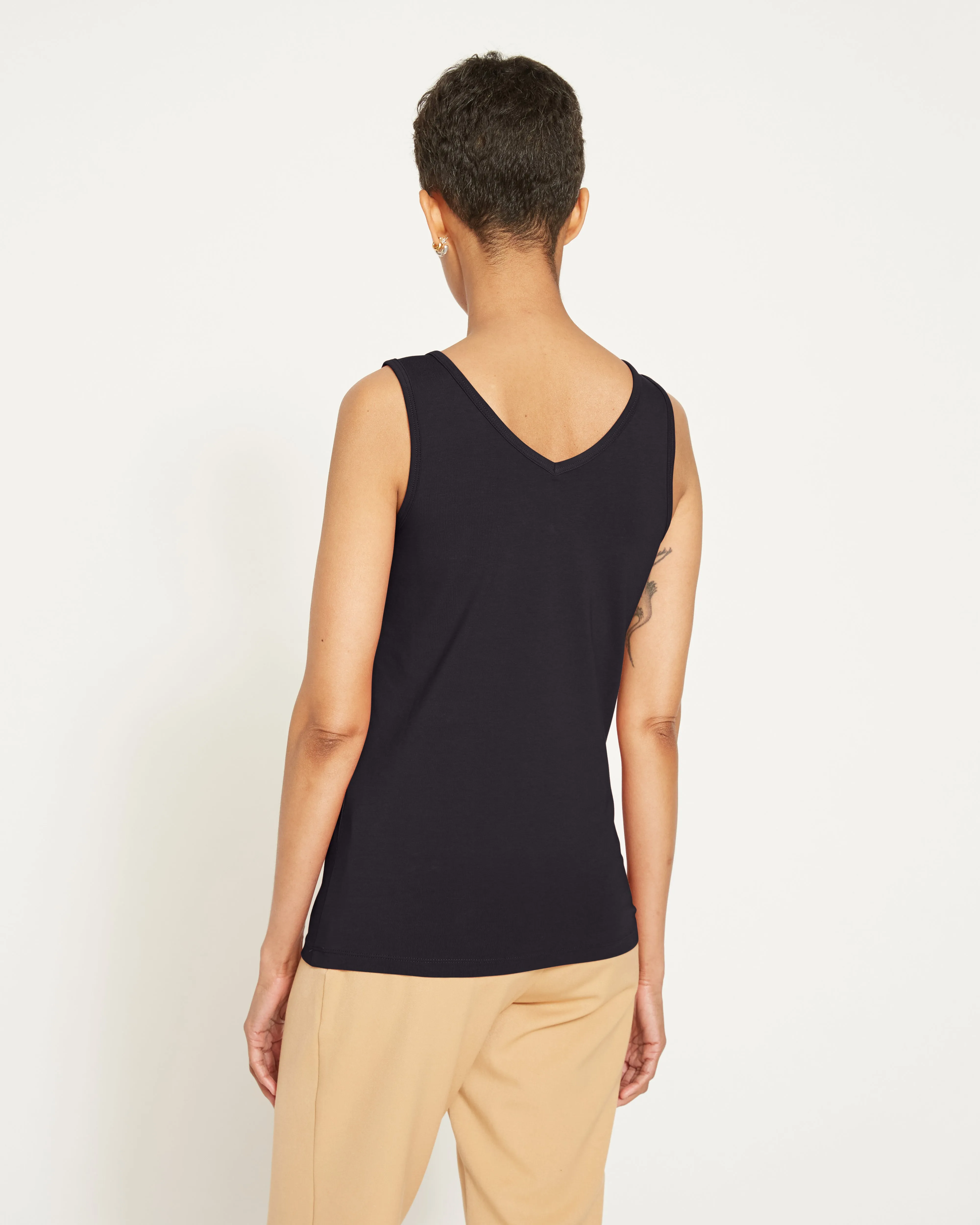 Double V Tank - Black sold by Universal Standard product image thumbnail 4