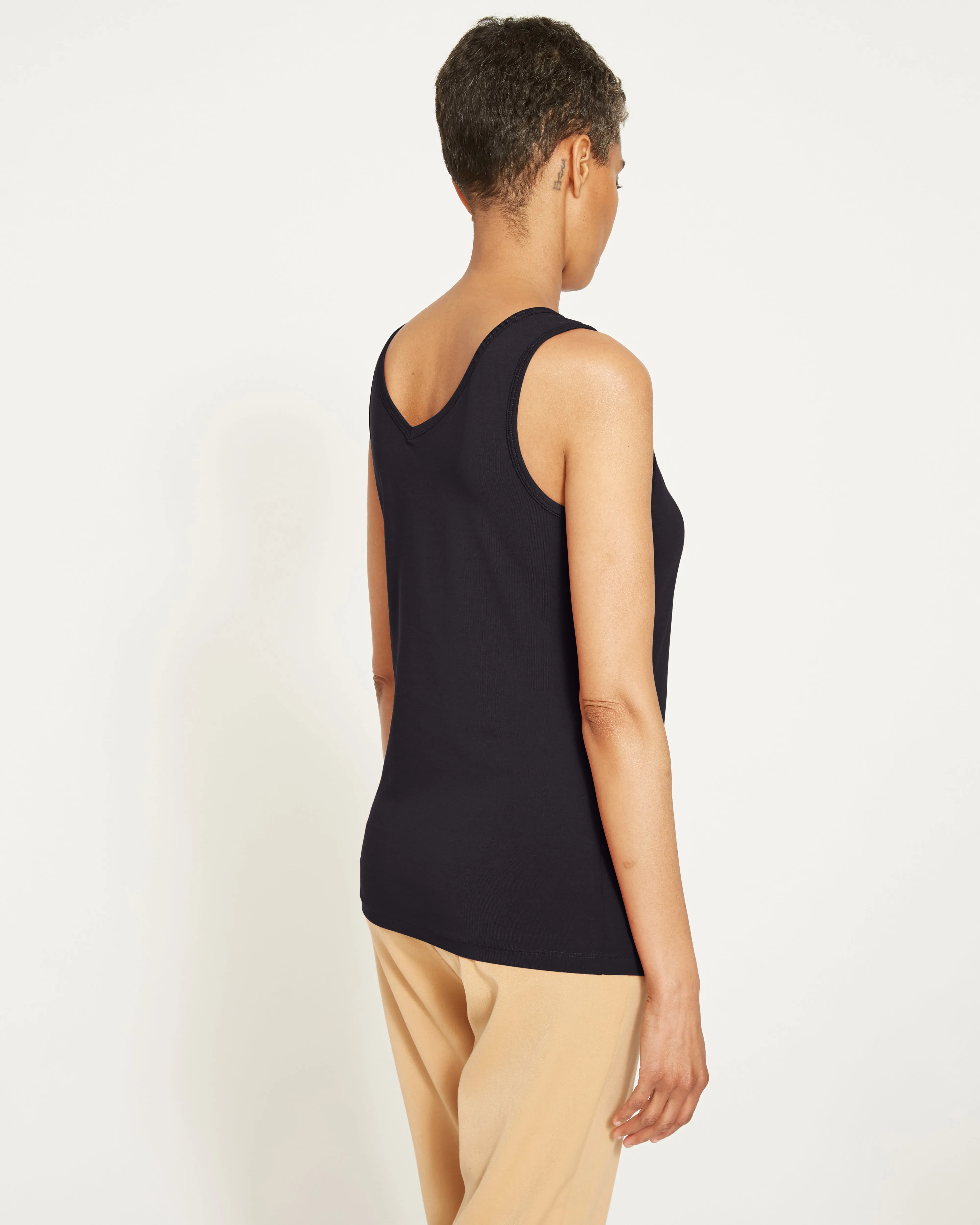 Double V Tank - Black sold by Universal Standard product image thumbnail 3