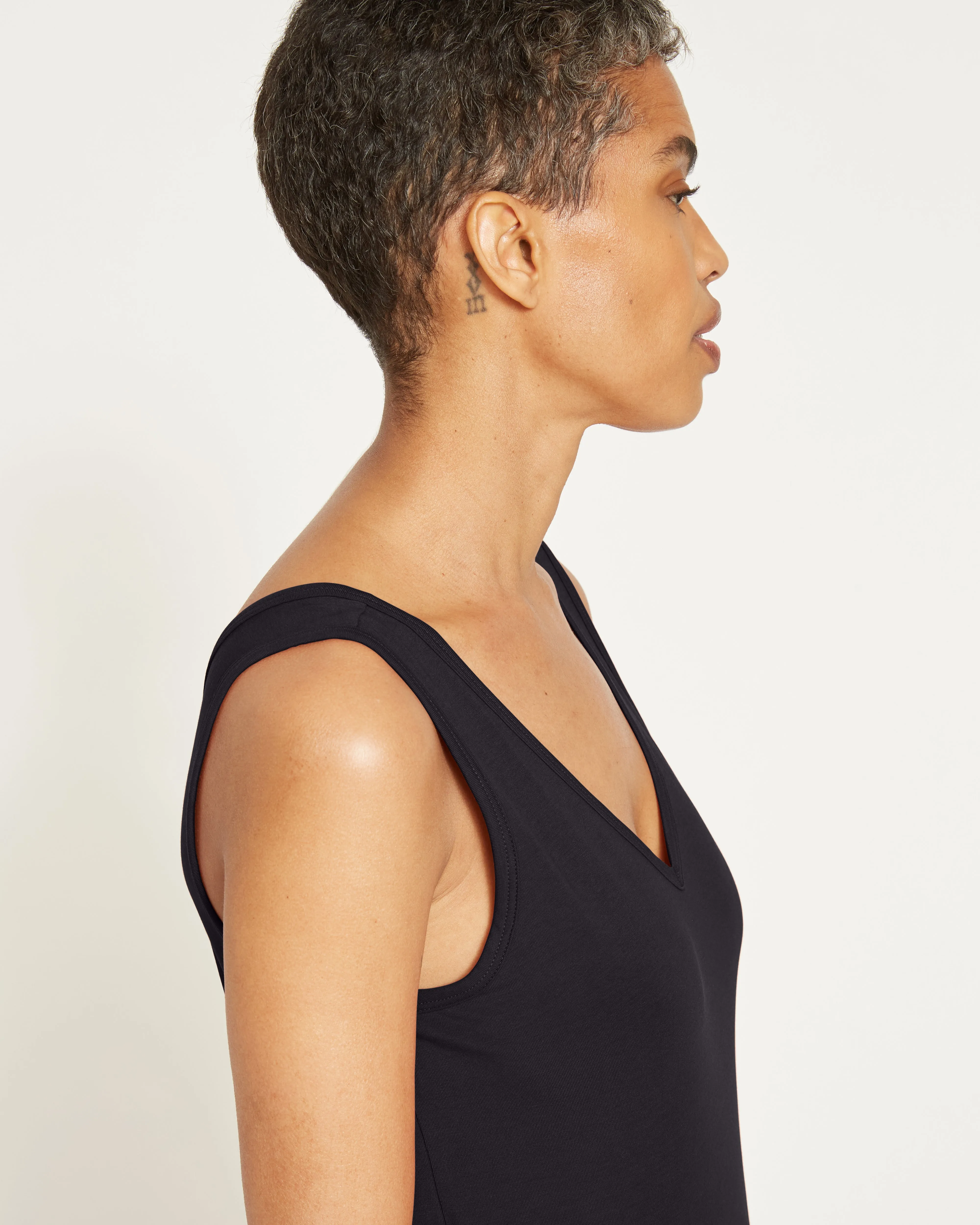 Double V Tank - Black sold by Universal Standard product image thumbnail 2