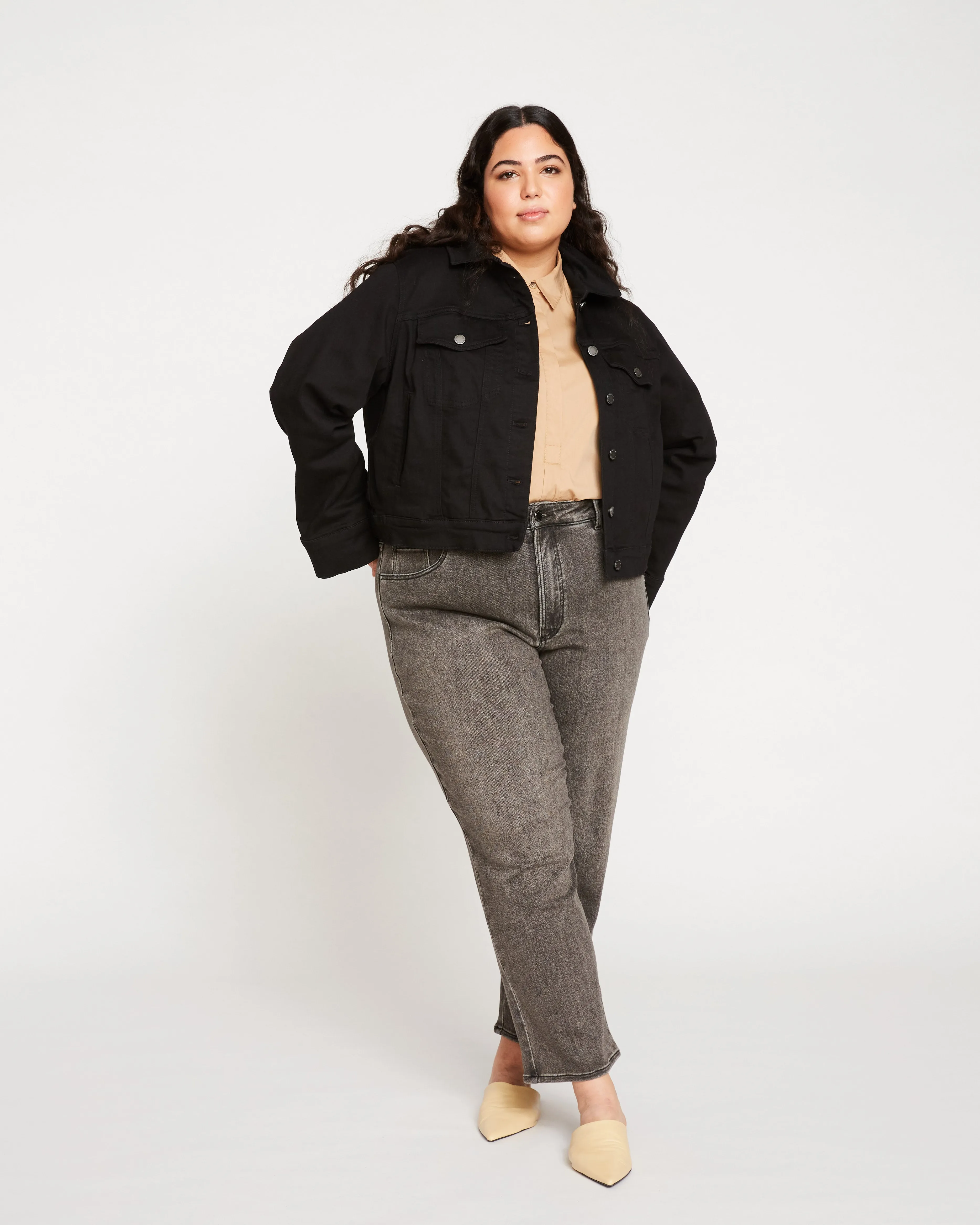 Kelsey Denim Jacket - Black sold by Universal Standard product image thumbnail 5