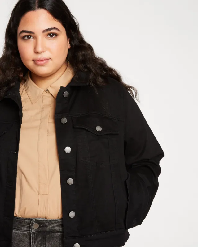 Kelsey Denim Jacket - Black sold by Universal Standard