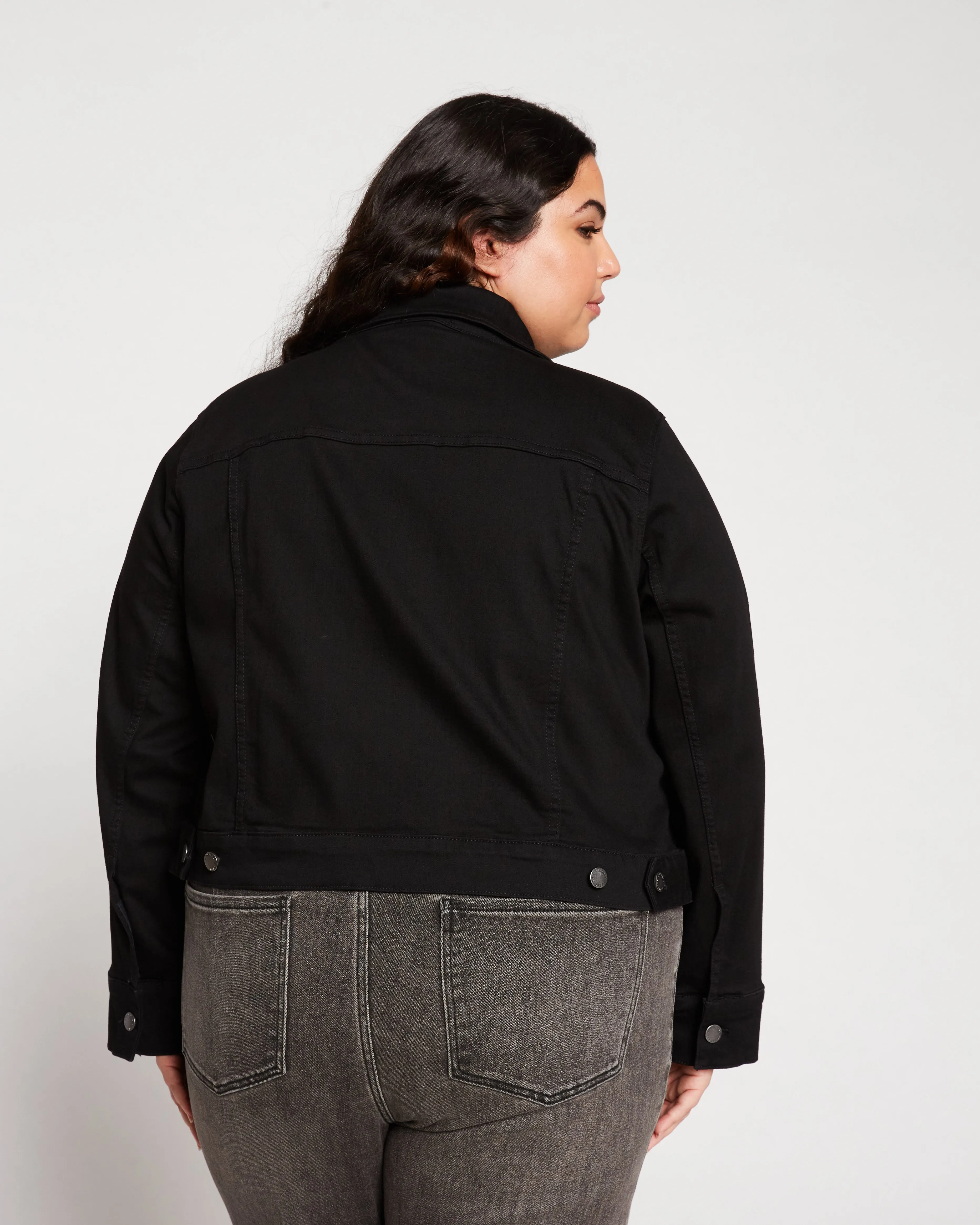 Kelsey Denim Jacket - Black sold by Universal Standard product image thumbnail 4
