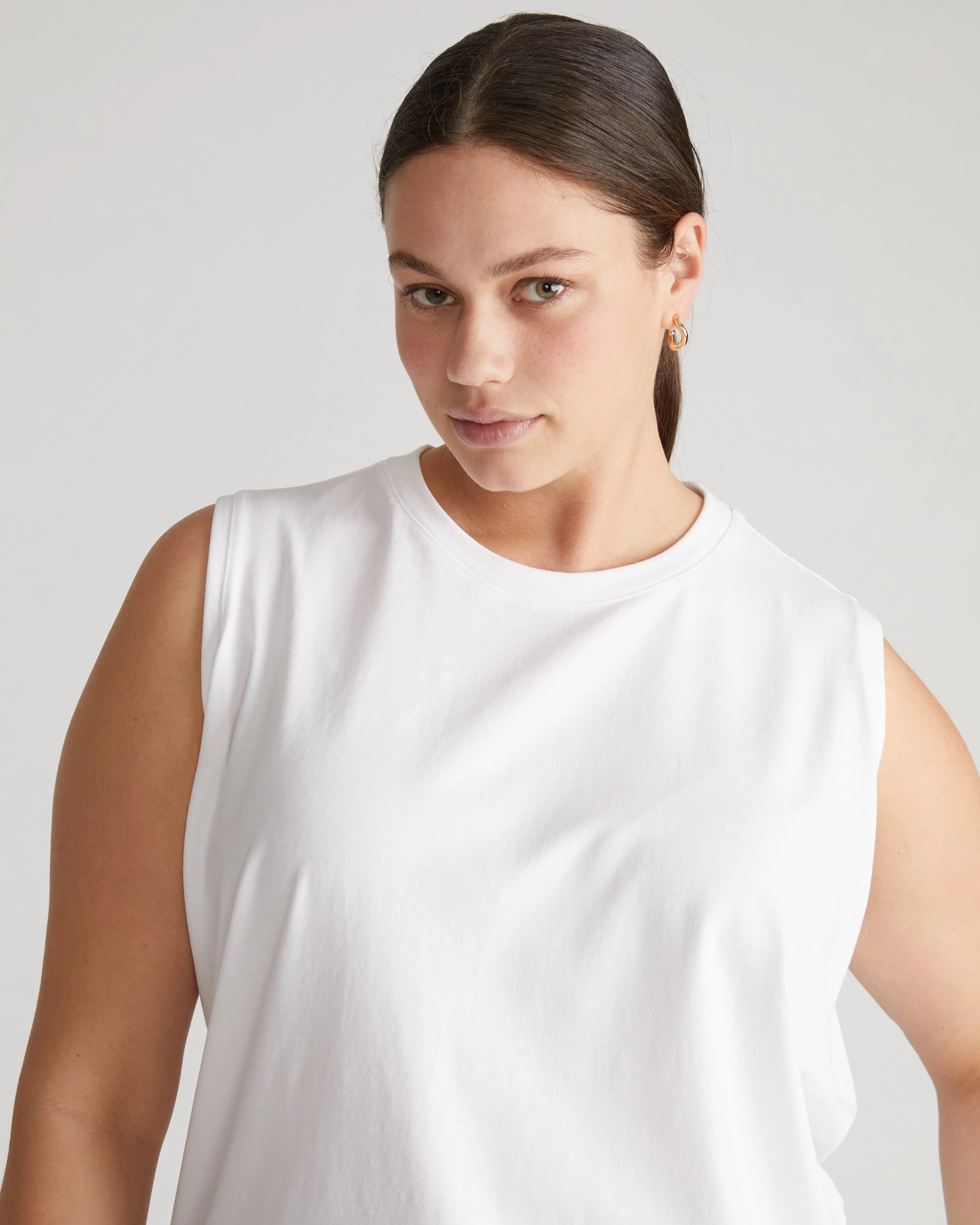 Patti Muscle Tank - White sold by Universal Standard product image thumbnail 2