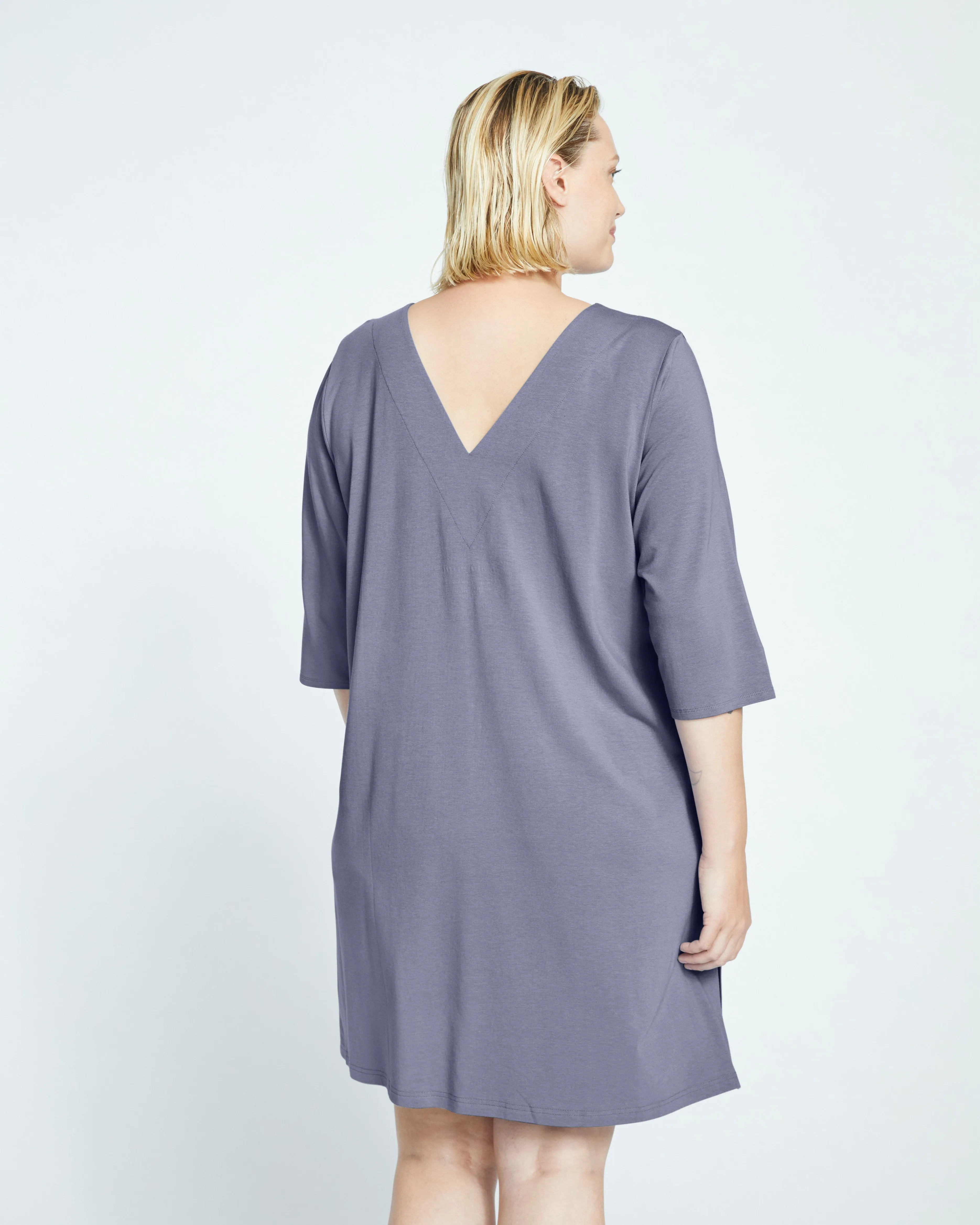 UltimateS Aubrey Sleep Dress - Blue Haze sold by Universal Standard product image thumbnail 3