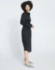 Hamptons Smocked Shirtdress - Black sold by Universal Standard