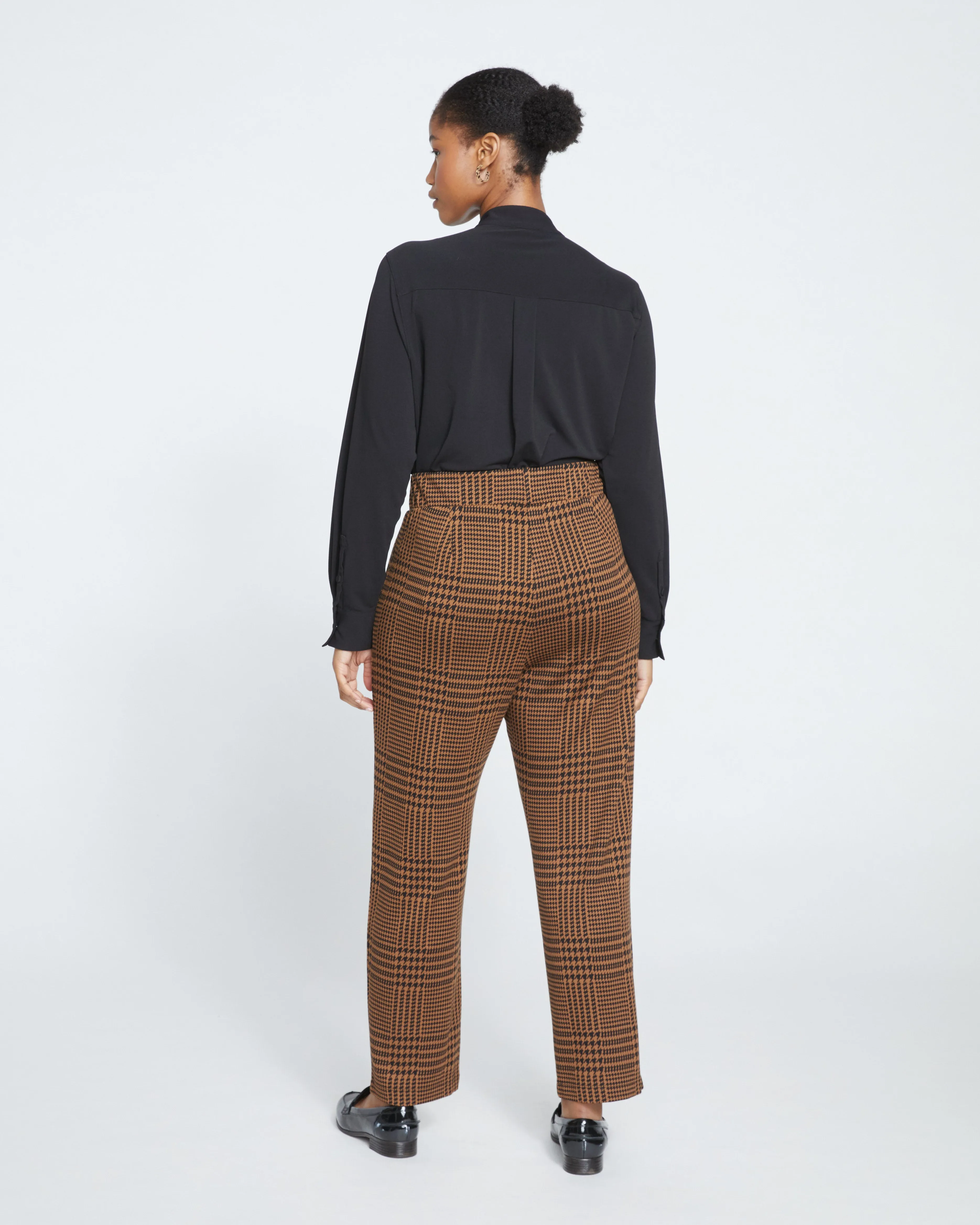 Smart Signature Ponte Pants - Autumn Houndstooth Jacquard sold by Universal Standard product image thumbnail 5