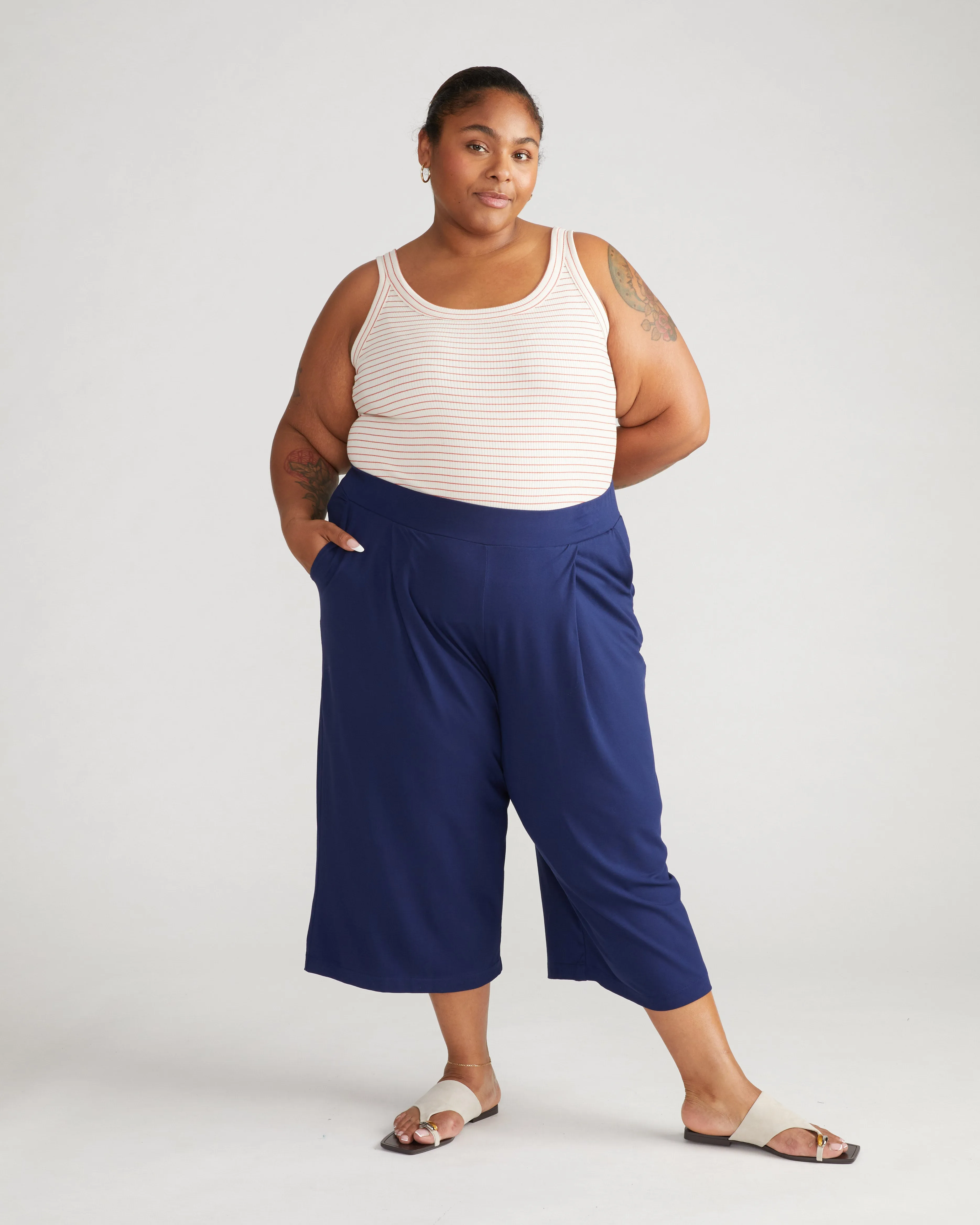 Casual Culottes - Cenote sold by Universal Standard