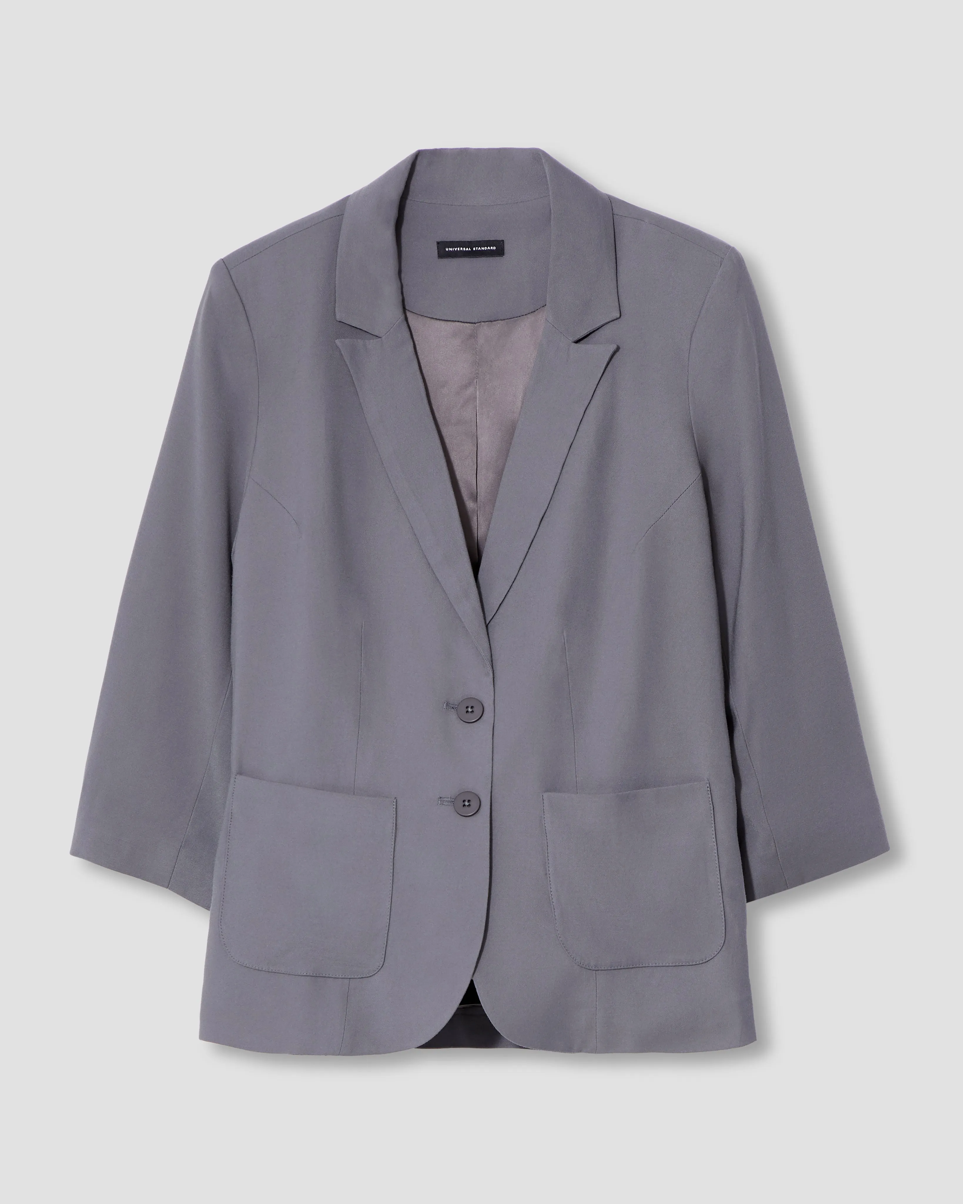 Meg Short Blazer - Slate sold by Universal Standard product image thumbnail 2