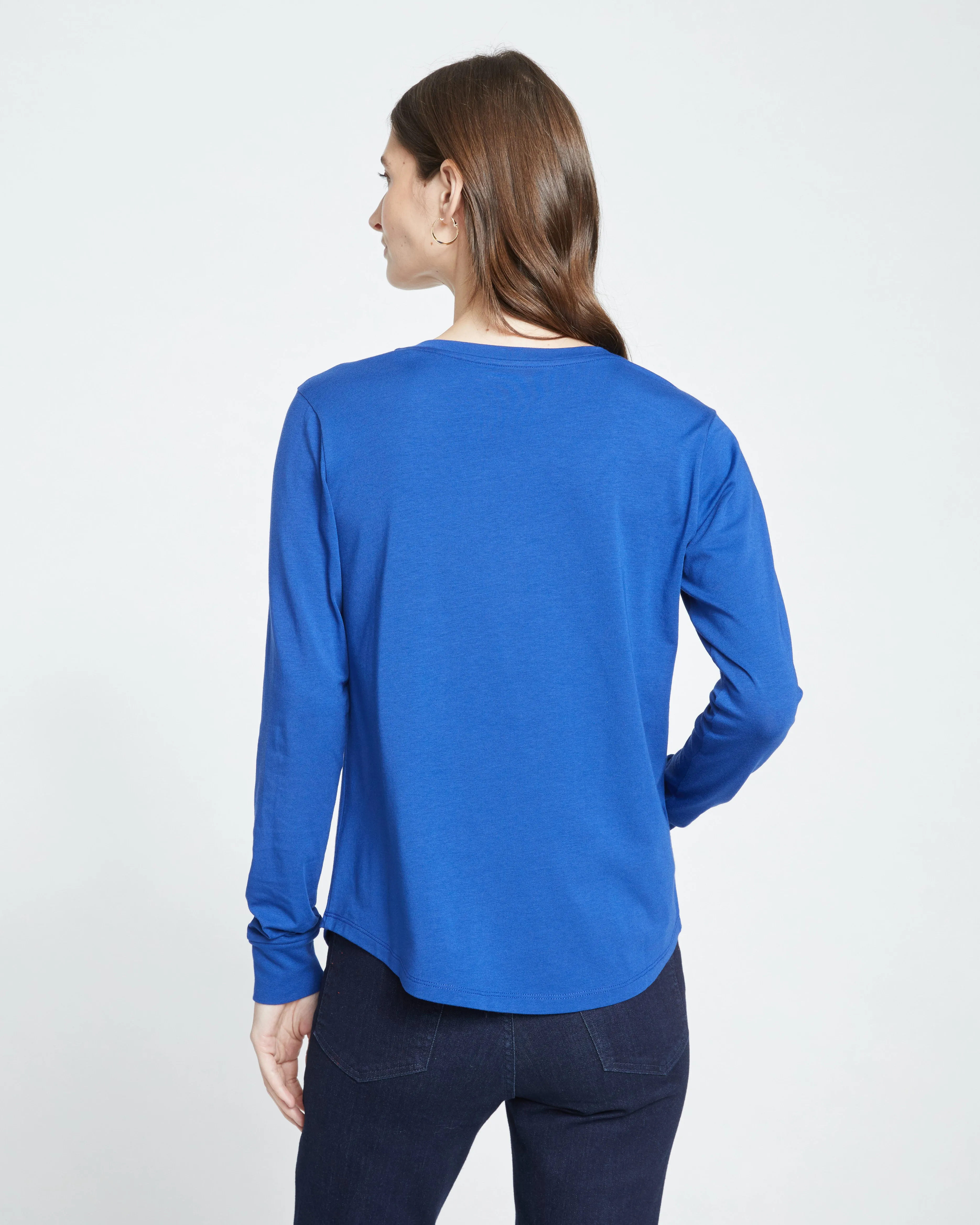 Long Sleeve V Rex - Lapis sold by Universal Standard product image thumbnail 4