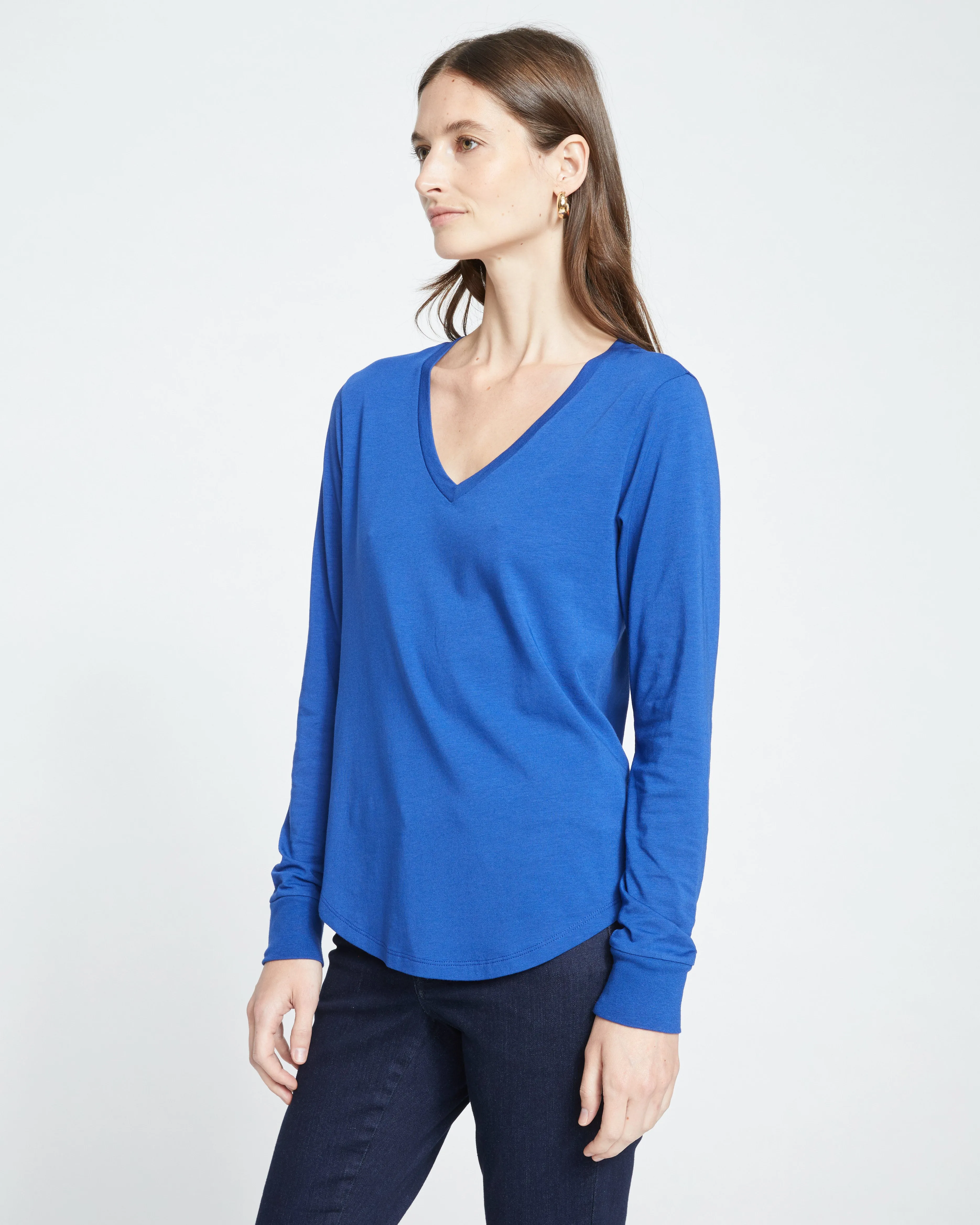 Long Sleeve V Rex - Lapis sold by Universal Standard product image thumbnail 3