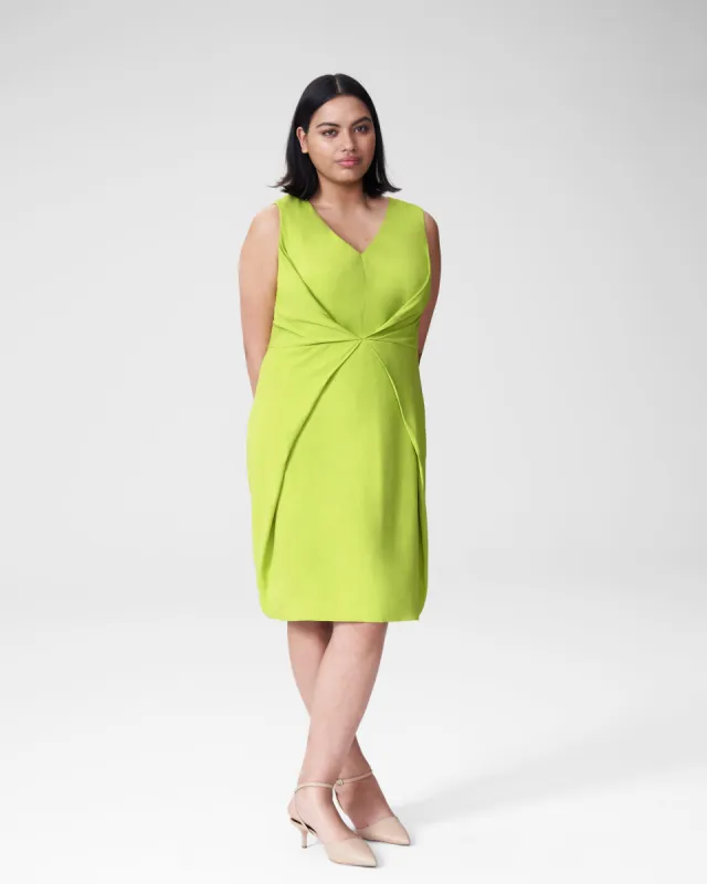 Raven V-Neck Dress - Lime sold by Universal Standard