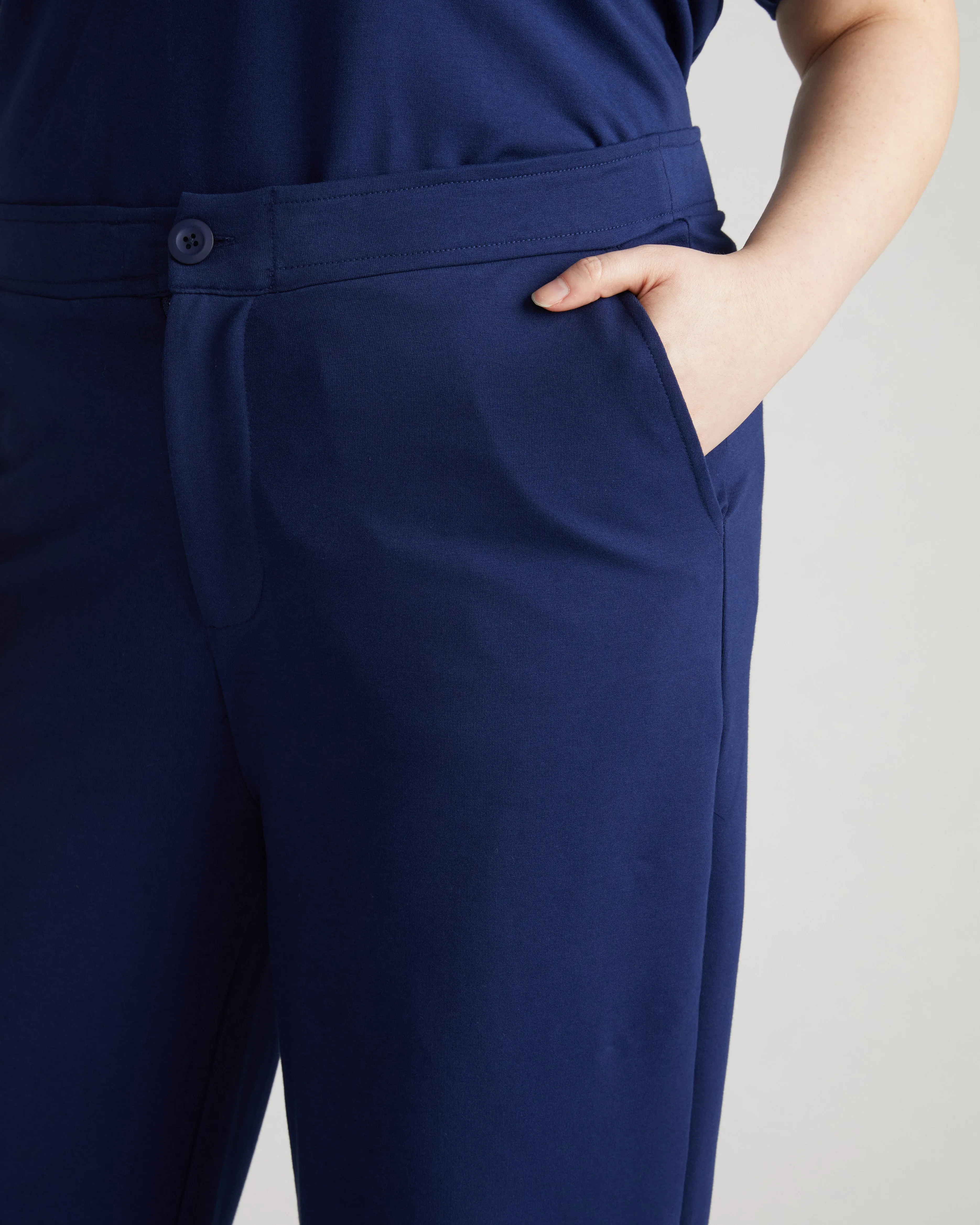 Varsity French Terry Trousers - Cenote sold by Universal Standard product image thumbnail 2