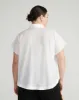 Better-Than-Silk V-Neck Top - White sold by Universal Standard