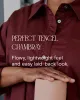 Perfect Tencel Chambray Sleeveless Shirt - Morning Blue sold by Universal Standard