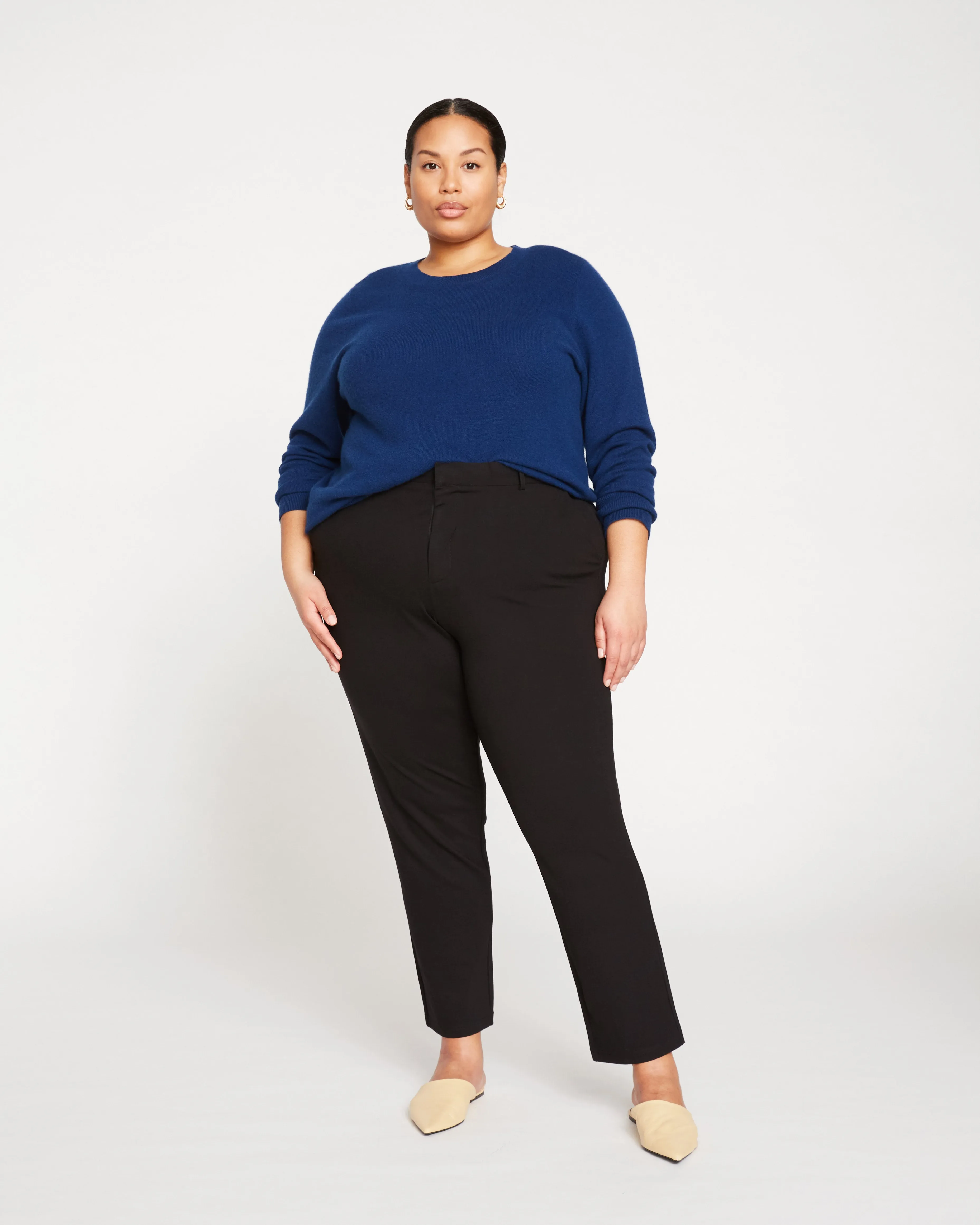 Cigarette Pants Long - Black sold by Universal Standard