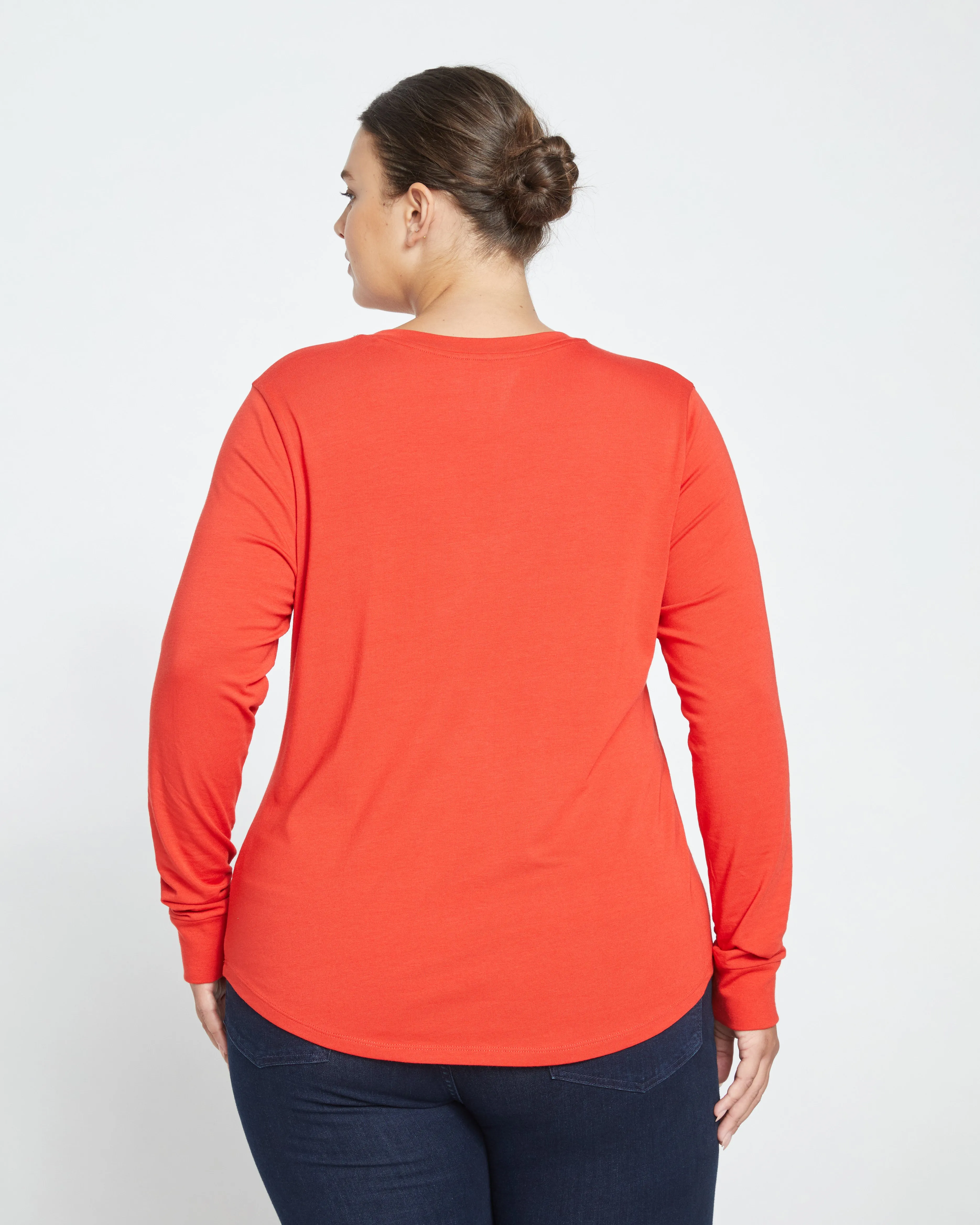 Long Sleeve V Rex - Sanguinello sold by Universal Standard product image thumbnail 4