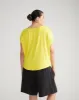 Helena Divine Jersey Gathered Tee - Yellow sold by Universal Standard