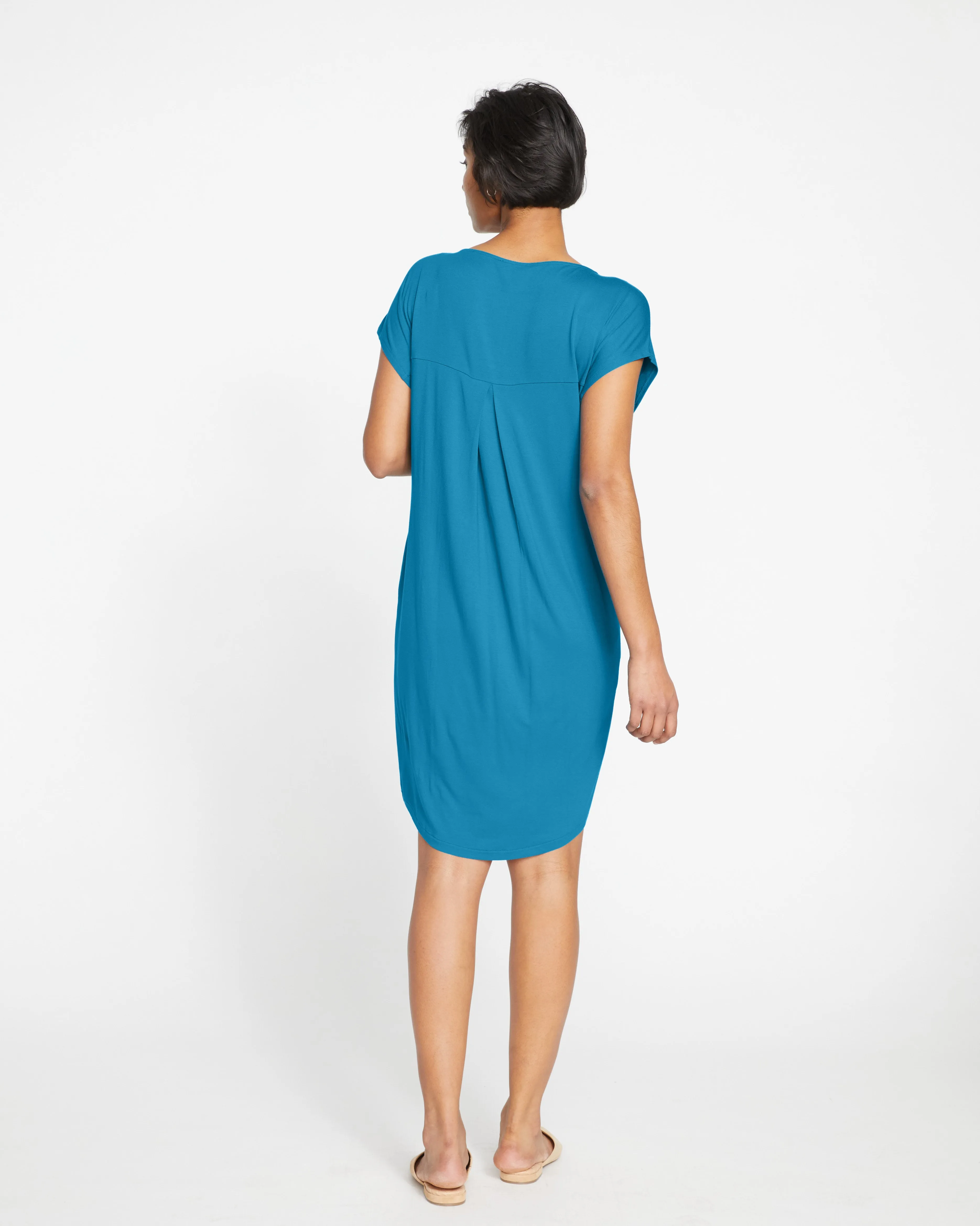 Helen Liquid Jersey Shift Dress - Midnight Rain sold by Universal Standard product image thumbnail 3