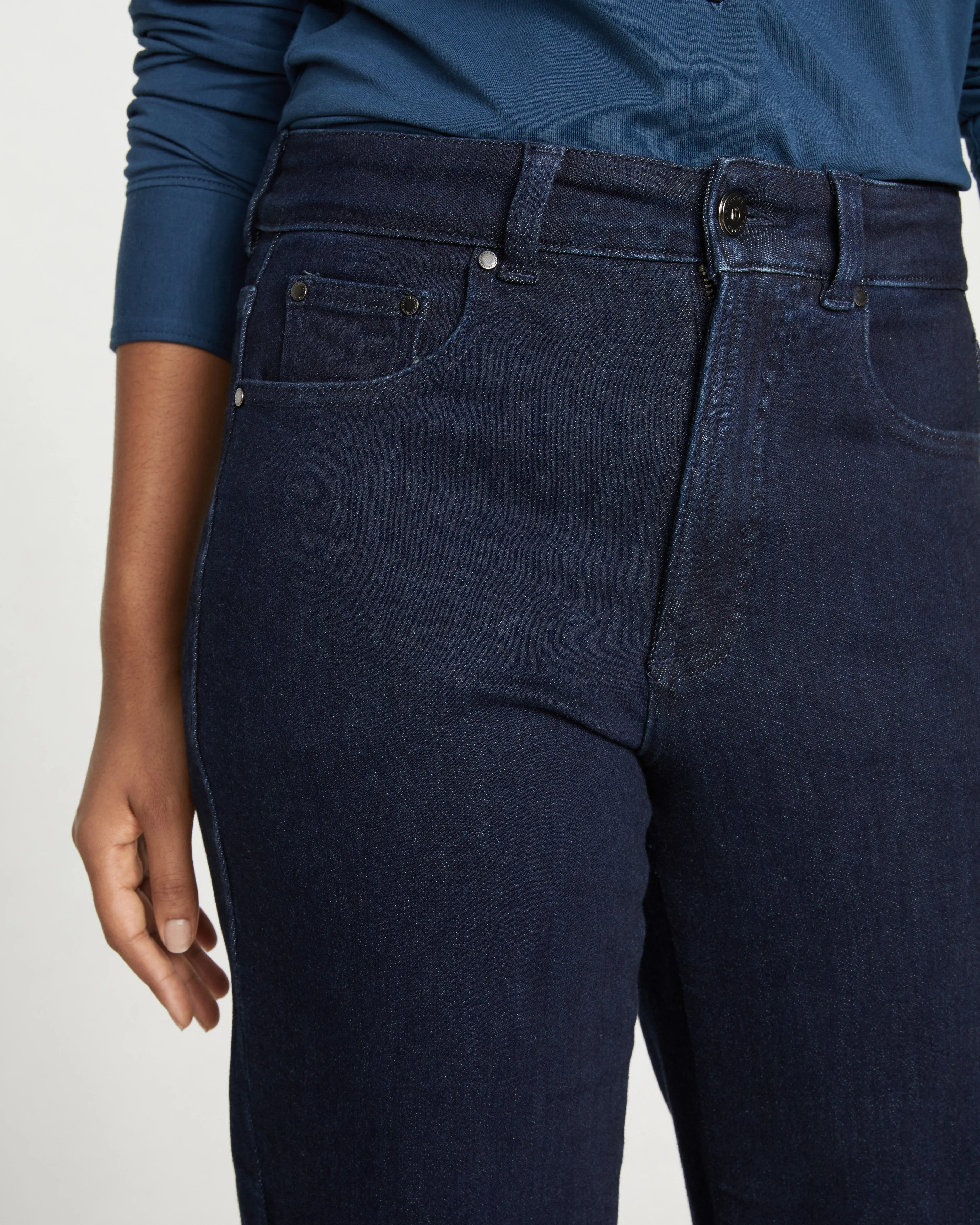 Etta High Rise Straight Leg Jeans 31 Inch - Dark Indigo sold by Universal Standard product image thumbnail 2