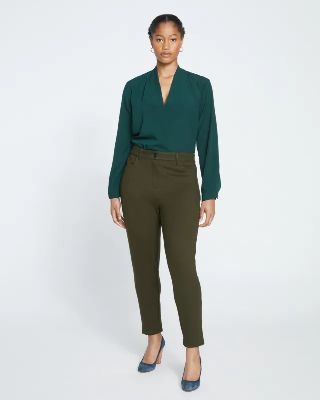 Seine Skinny Ponte Jeans - Evening Forest sold by Universal Standard