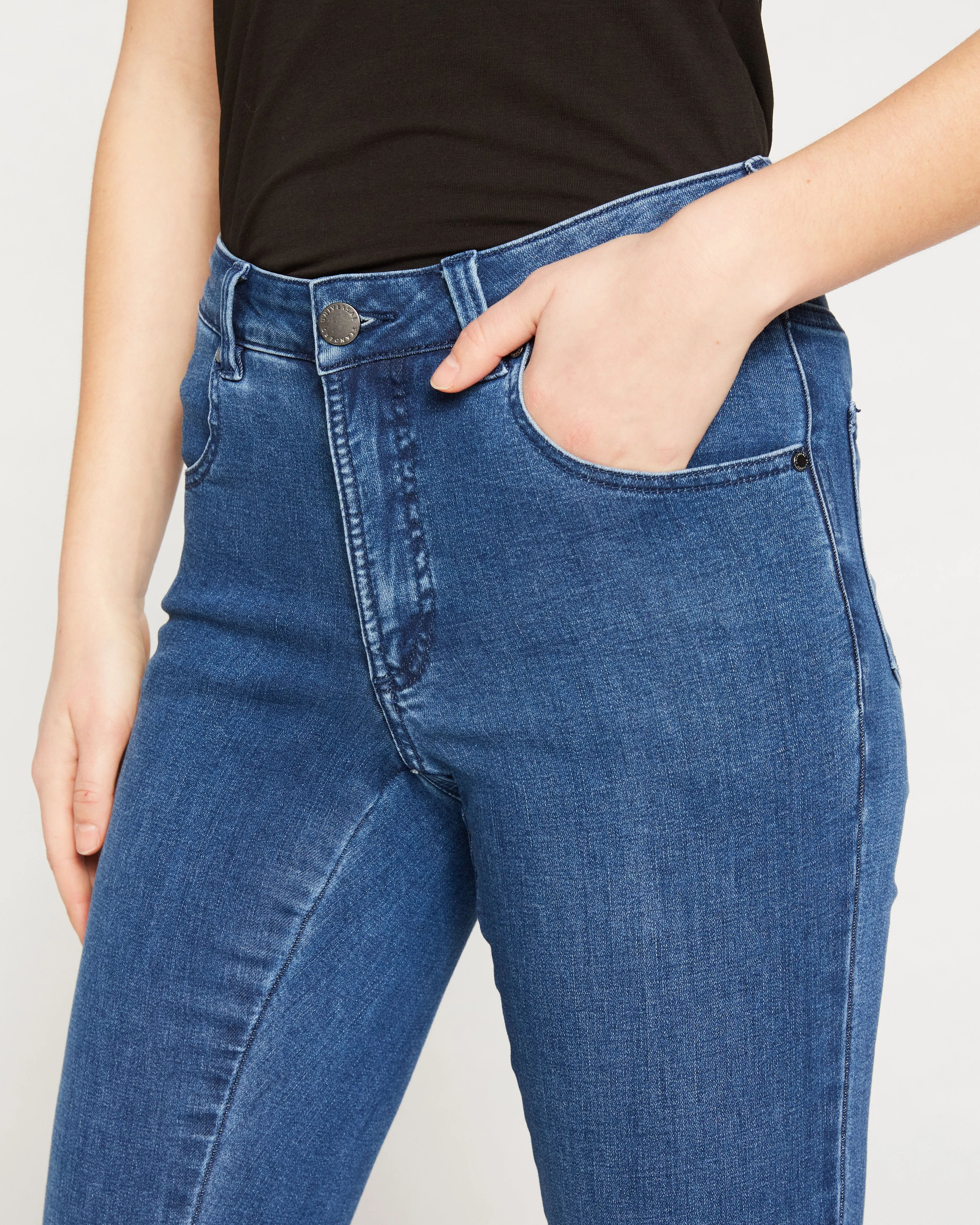 Seine High Rise Skinny Jeans 32 Inch - True Blue sold by Universal Standard product image thumbnail 2