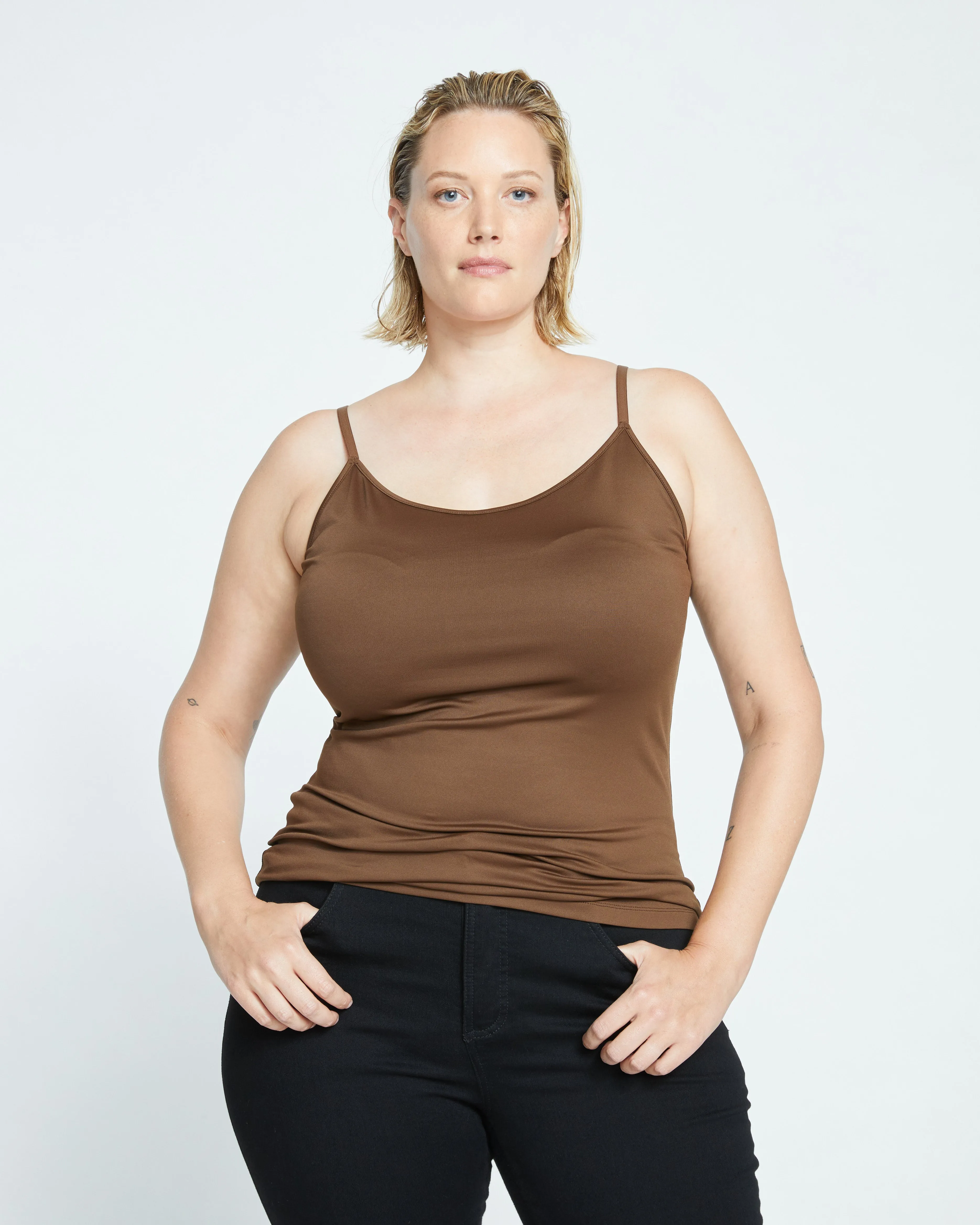 Body Camisole - Cocoa sold by Universal Standard