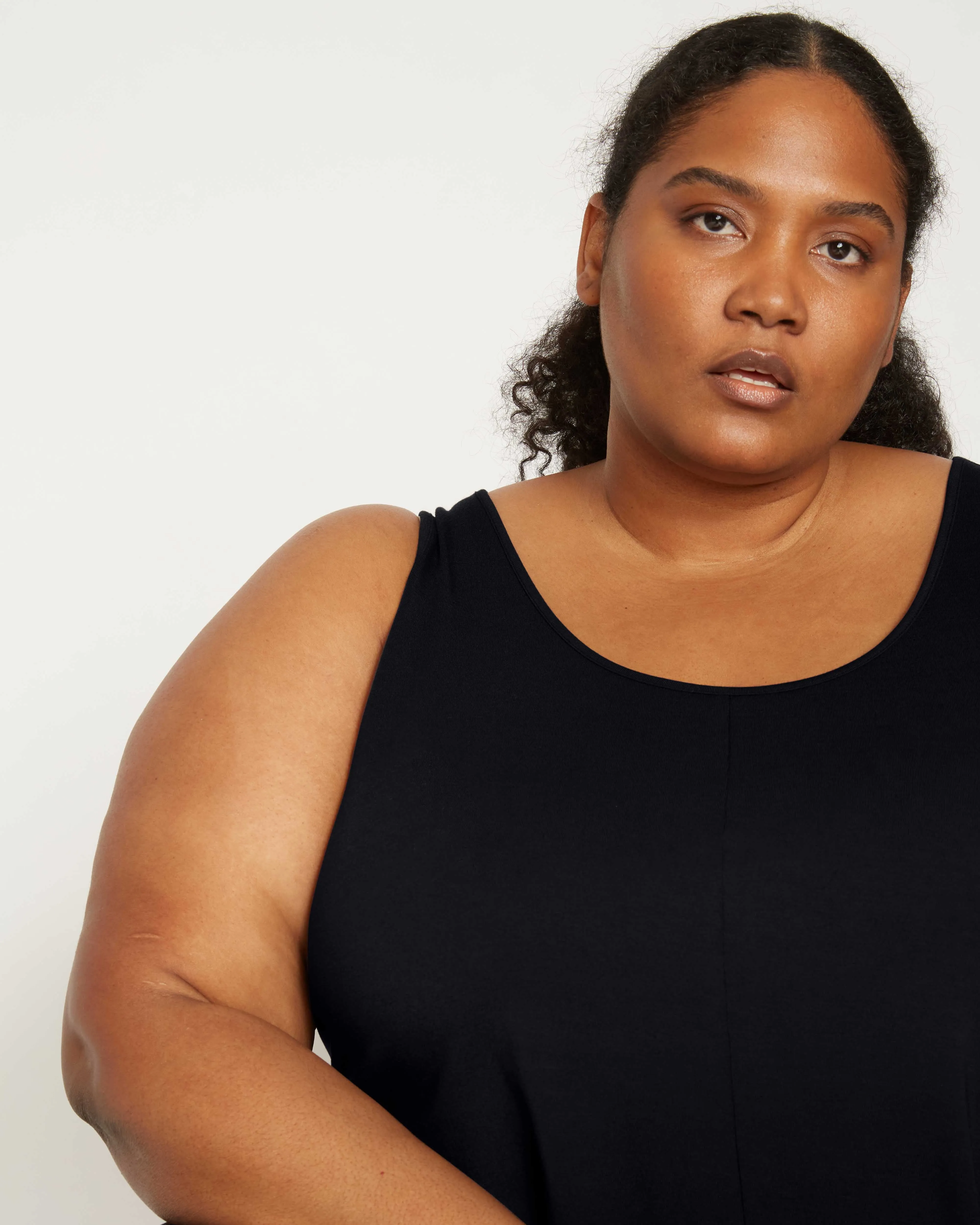 Athena Divine Jersey Dress - Black sold by Universal Standard product image thumbnail 2