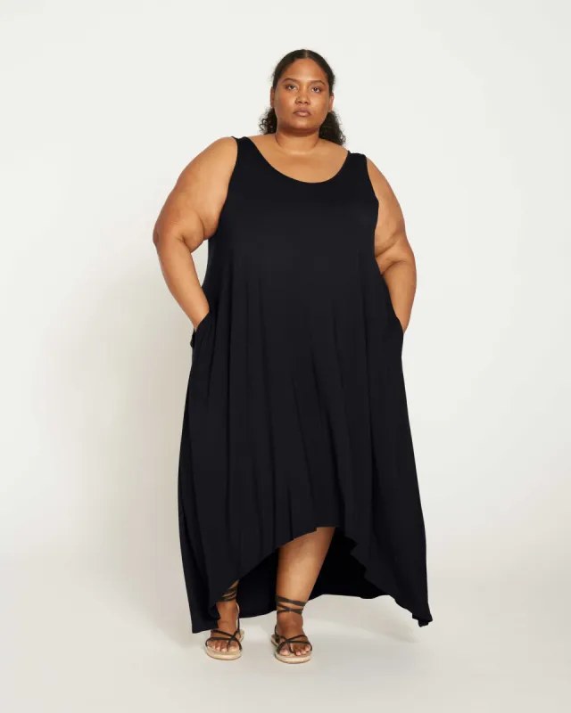 Athena Divine Jersey Dress - Black sold by Universal Standard