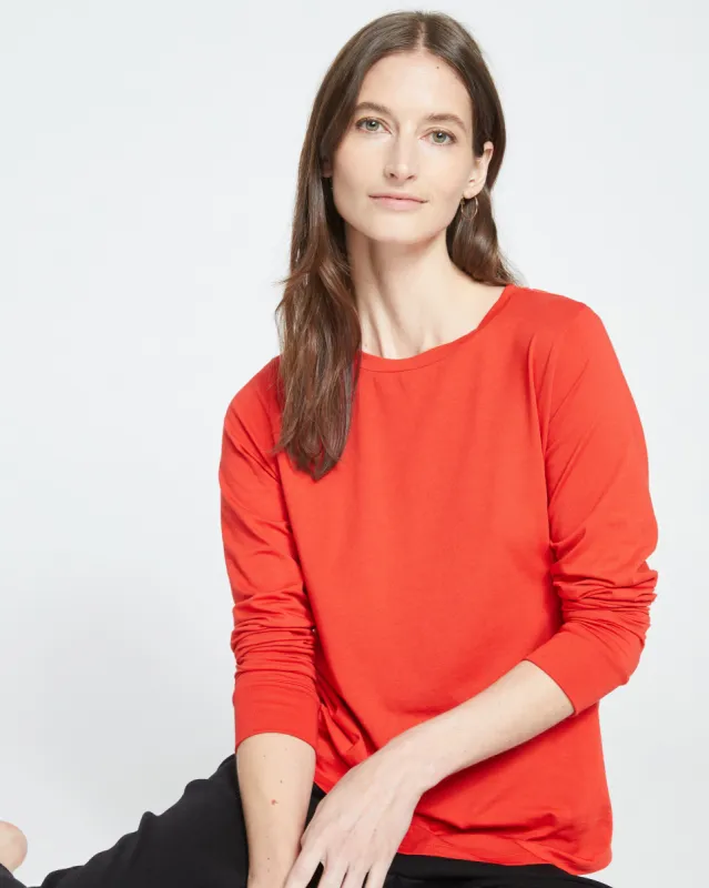 Long Sleeve Tee Rex - Sanguinello sold by Universal Standard