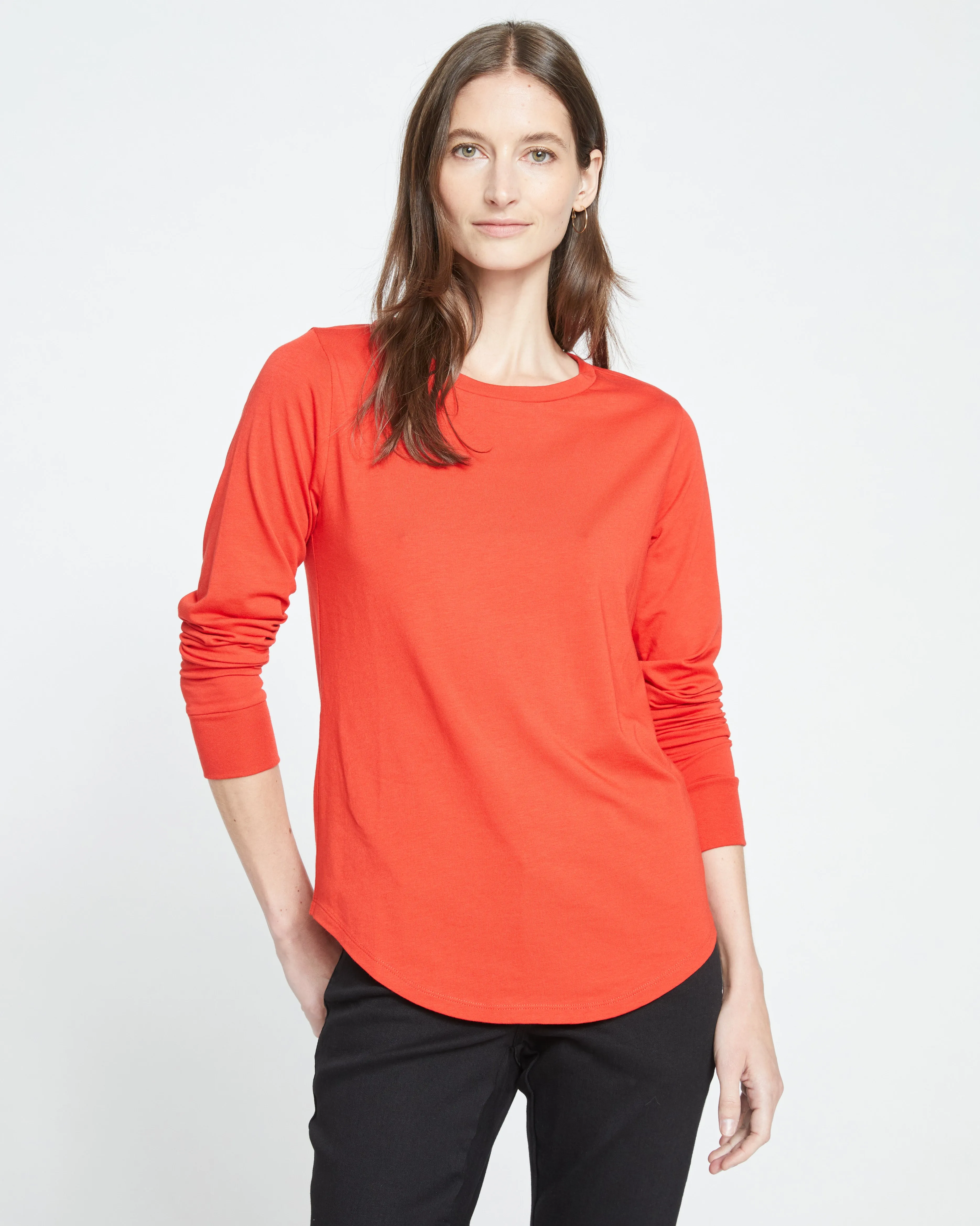 Long Sleeve Tee Rex - Sanguinello sold by Universal Standard product image thumbnail 2