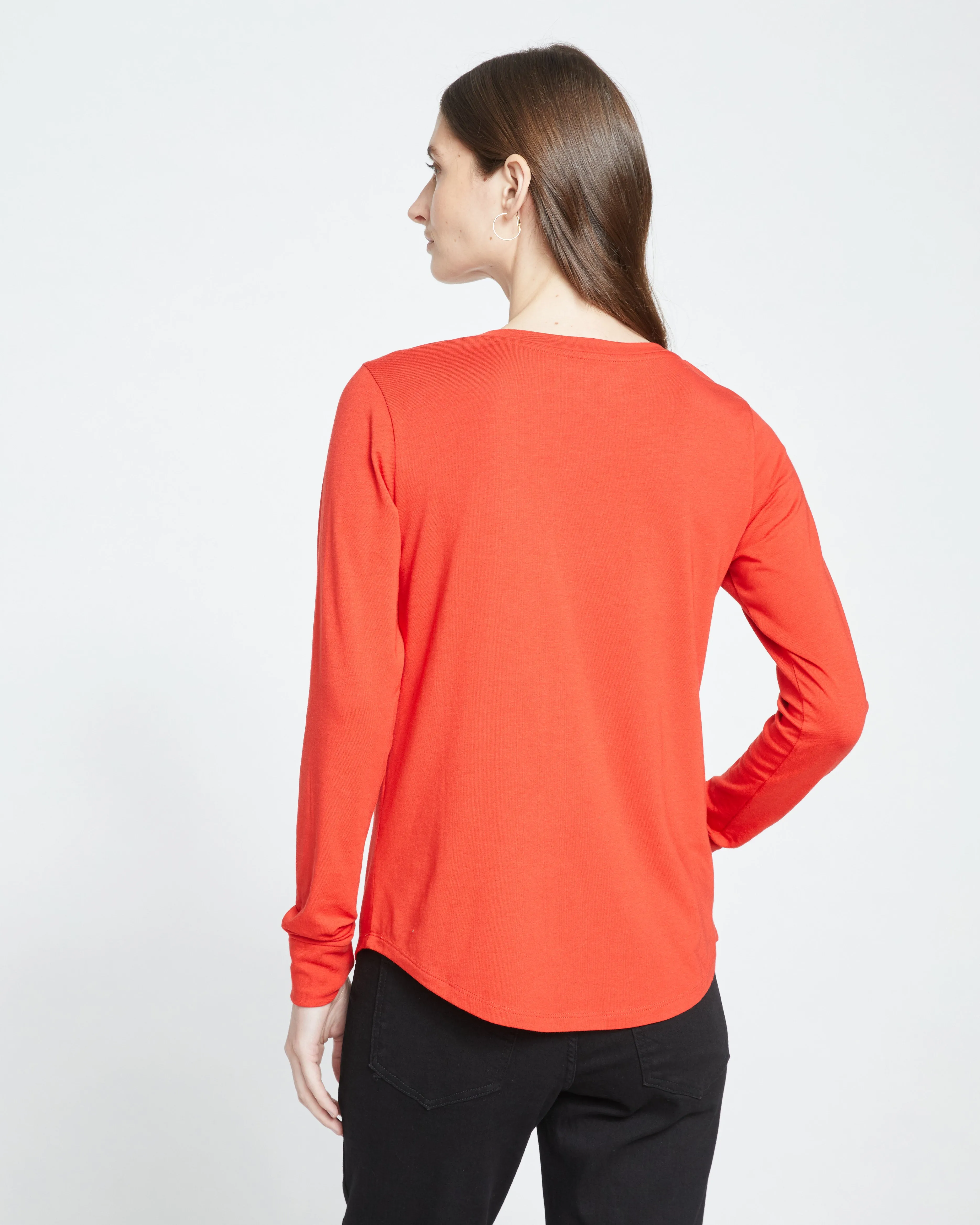Long Sleeve Tee Rex - Sanguinello sold by Universal Standard product image thumbnail 4