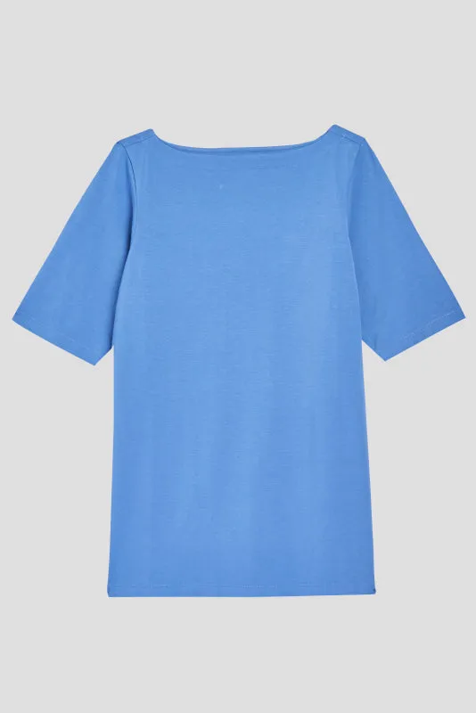 Bella Boatneck Tee - Light Blue sold by Universal Standard product image thumbnail 2