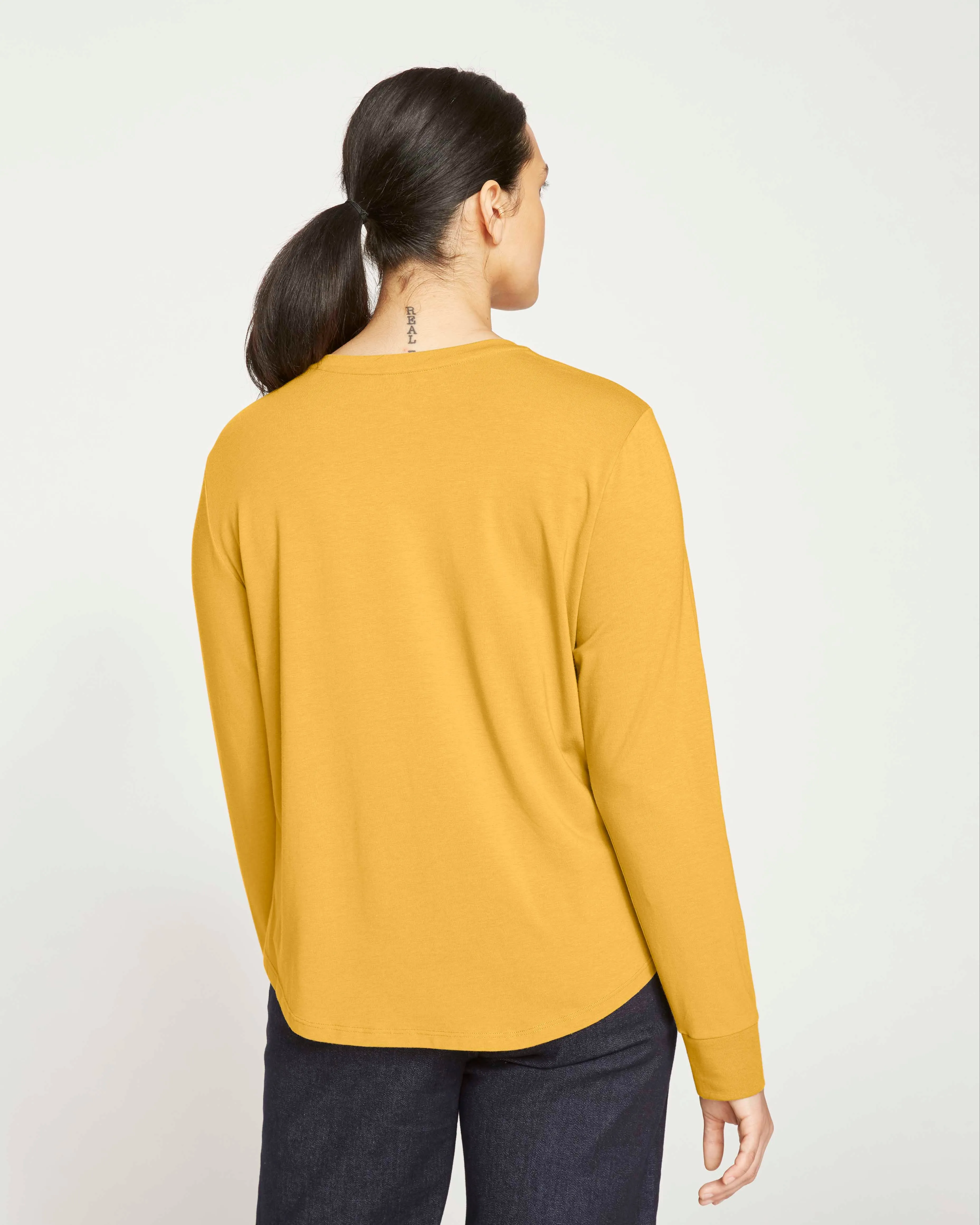 Long Sleeve V Rex - Mustard sold by Universal Standard product image thumbnail 4