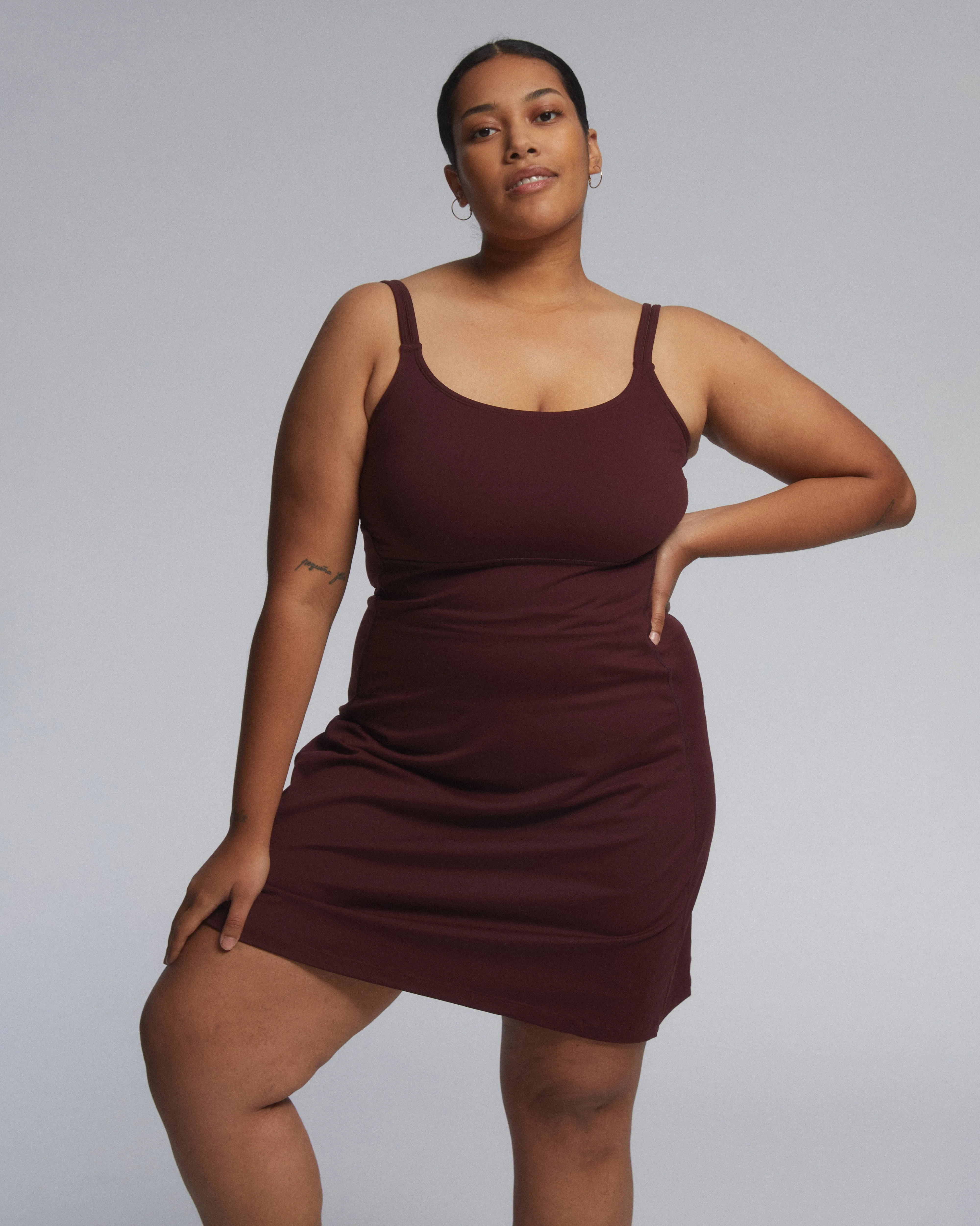 Next-to-Naked Dress - Black Cherry sold by Universal Standard