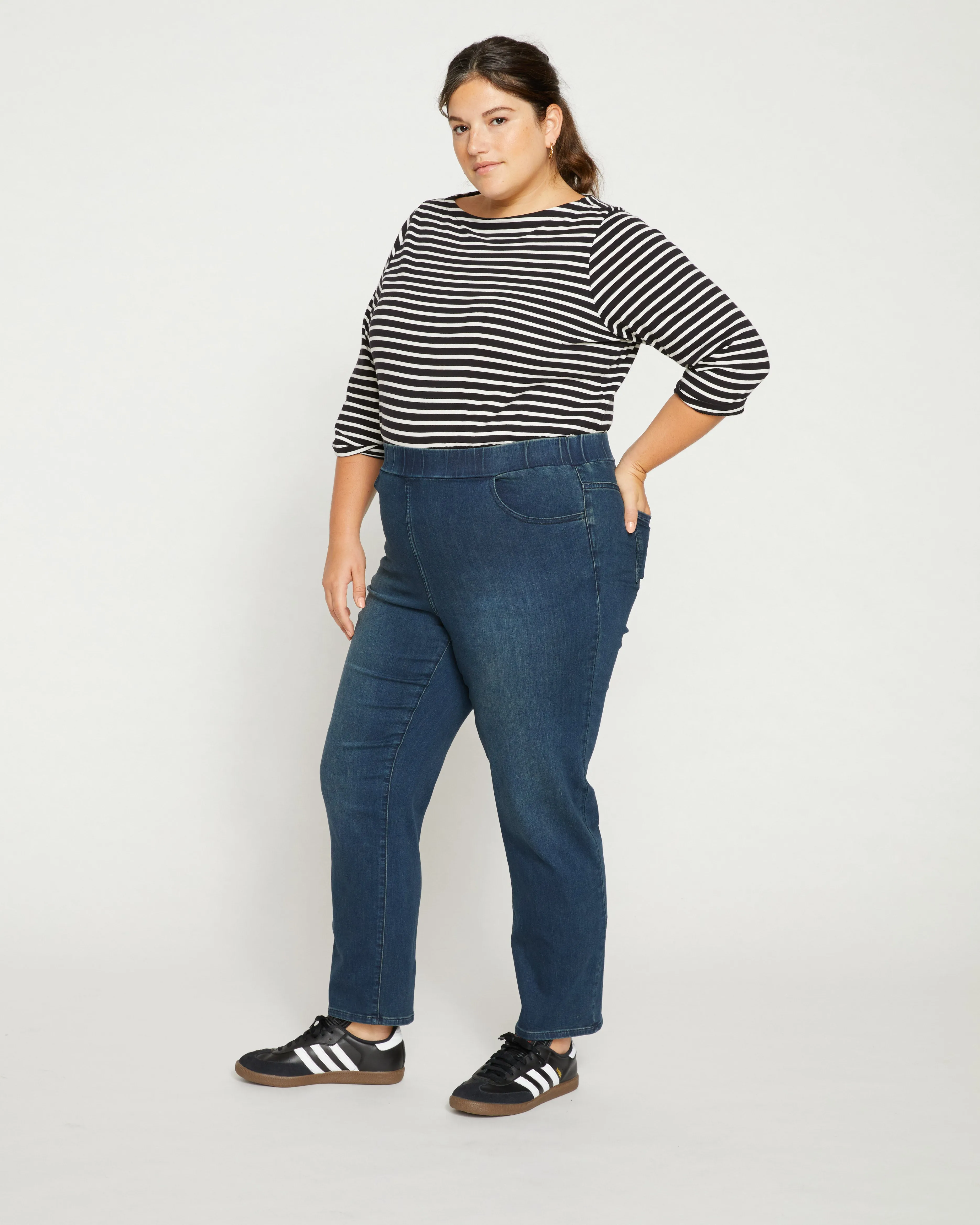 ComfortDenim Stovepipe Jeans 28 Inch - Midnight Indigo sold by Universal Standard product image thumbnail 3