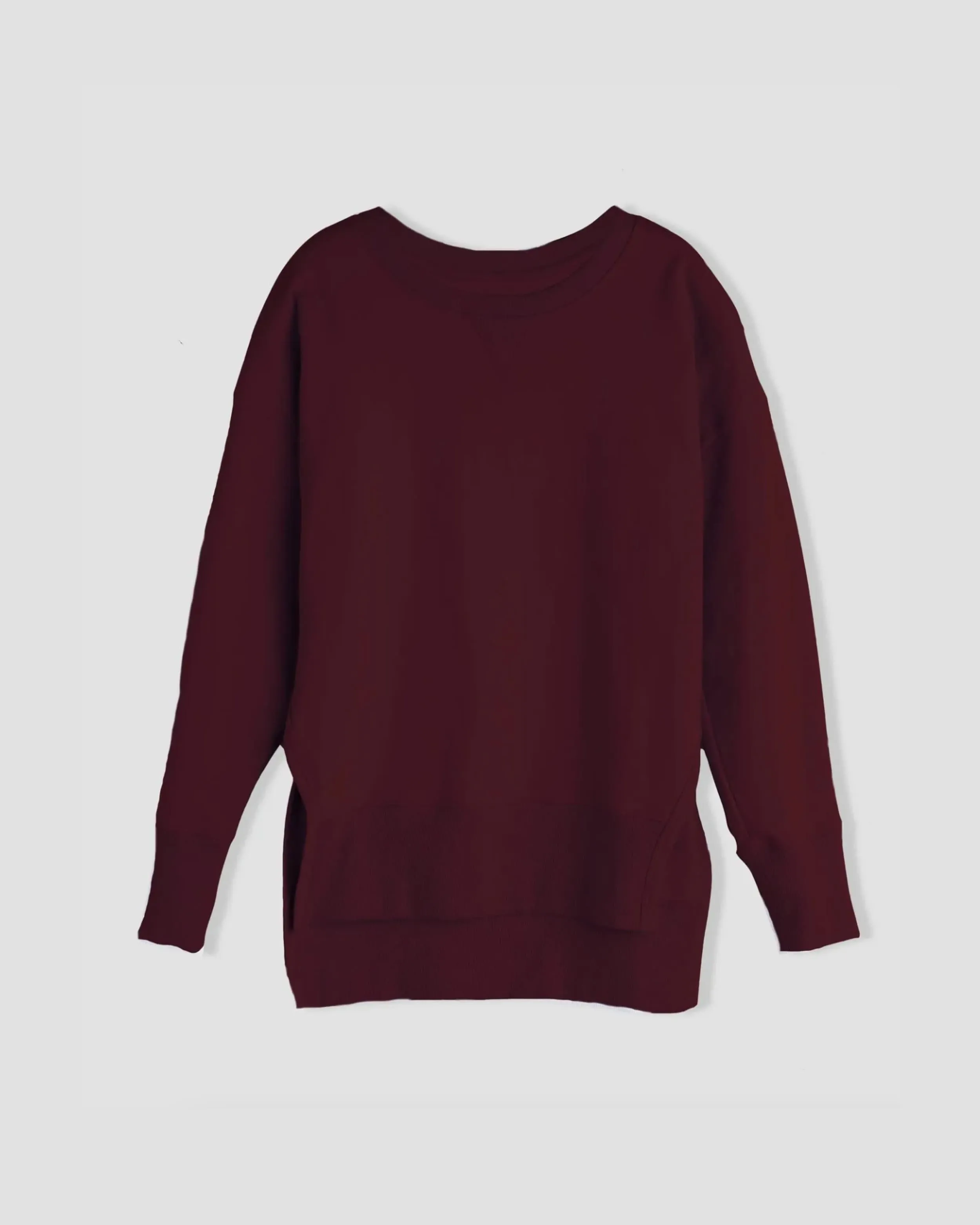 Classic Light Terry Open Side Sweatshirt - Black Cherry sold by Universal Standard product image thumbnail 3