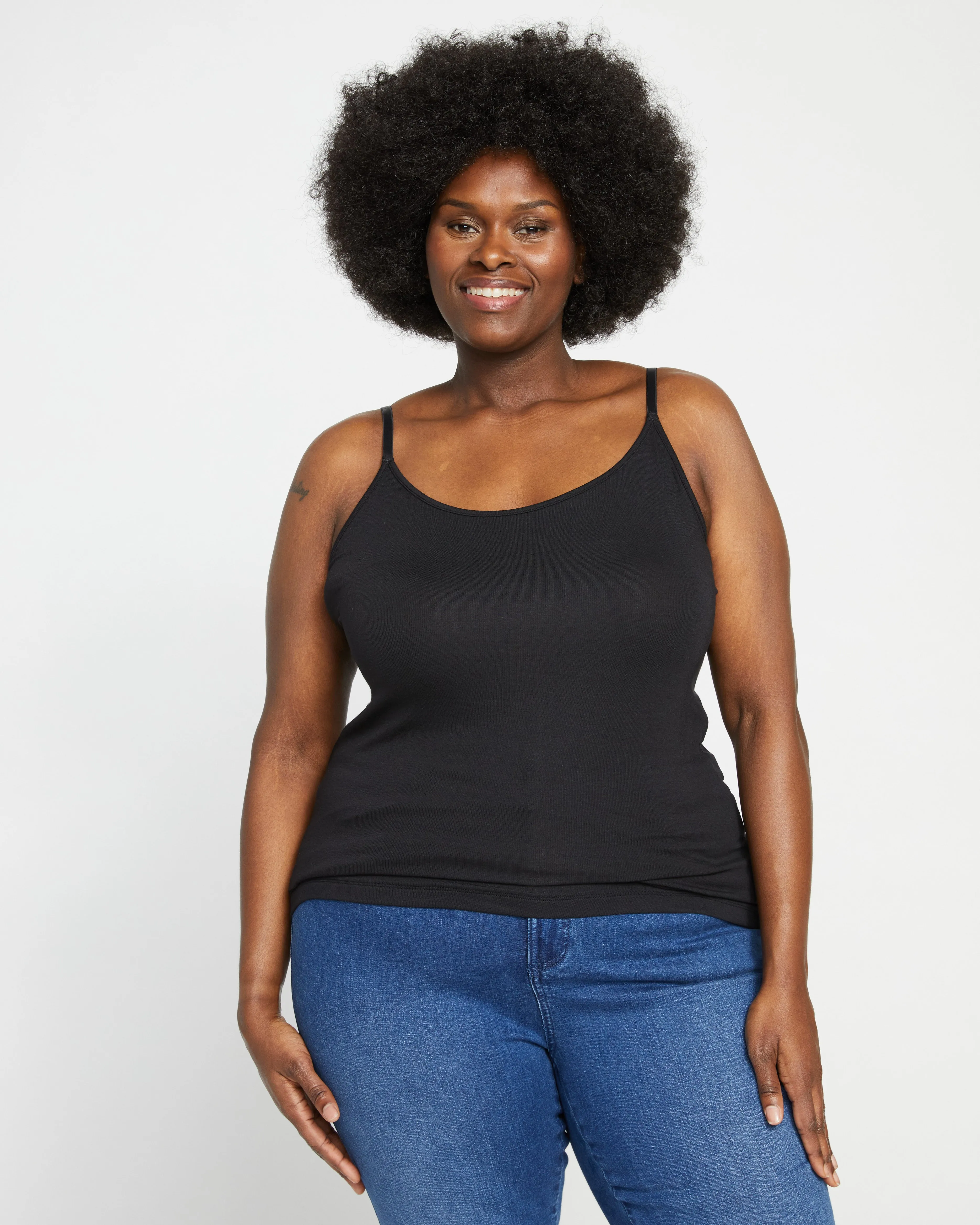 Foundation Camisole - Black sold by Universal Standard