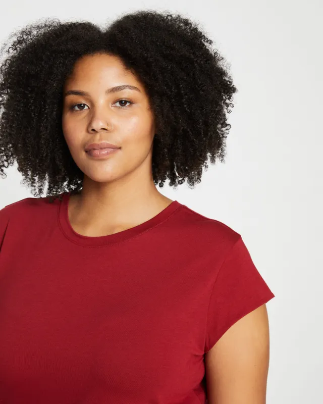 Ashley Cap Sleeve Tee - Rhubarb sold by Universal Standard