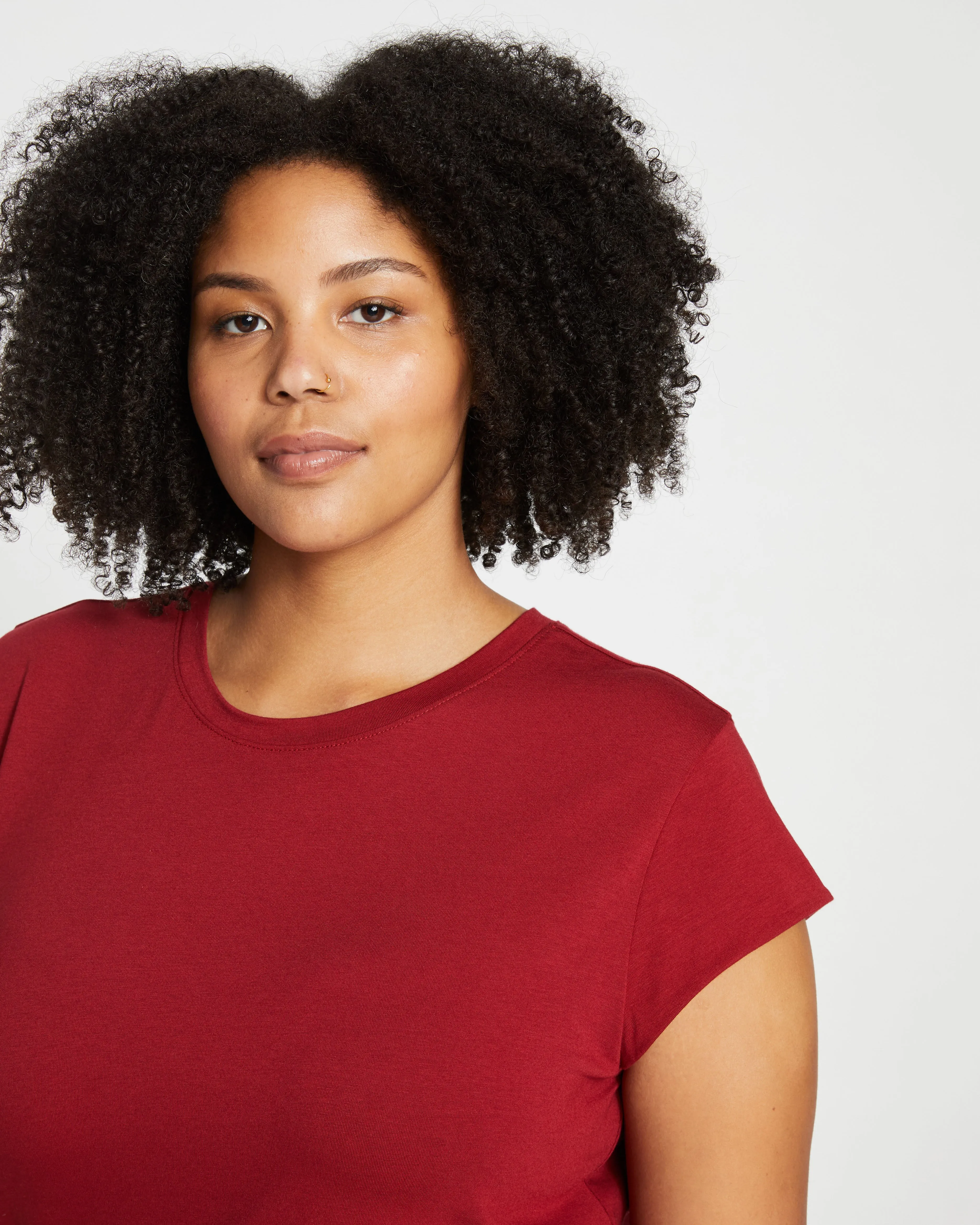 Ashley Cap Sleeve Tee - Rhubarb sold by Universal Standard