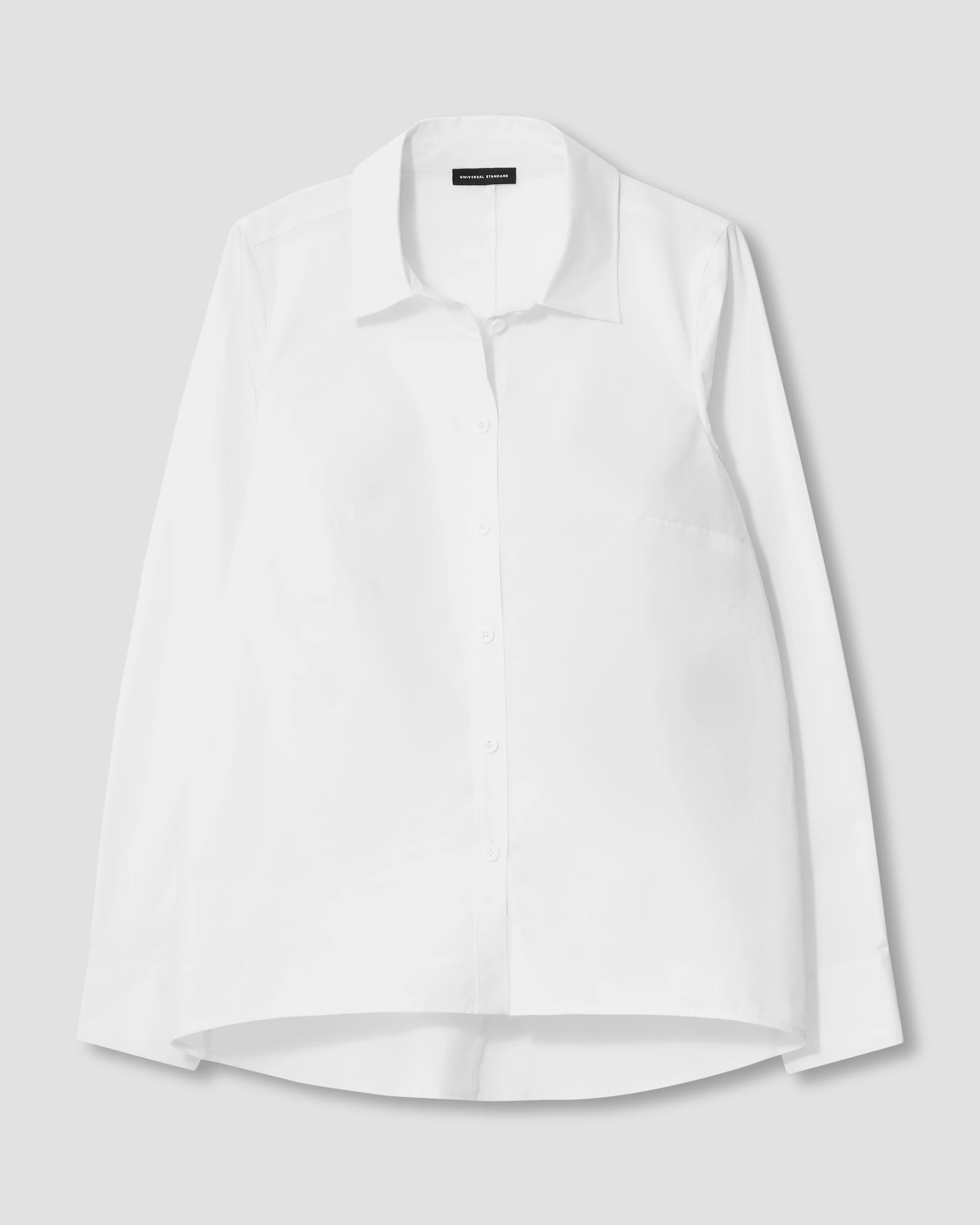 Canna Hi-Low Shirt - White sold by Universal Standard product image thumbnail 2