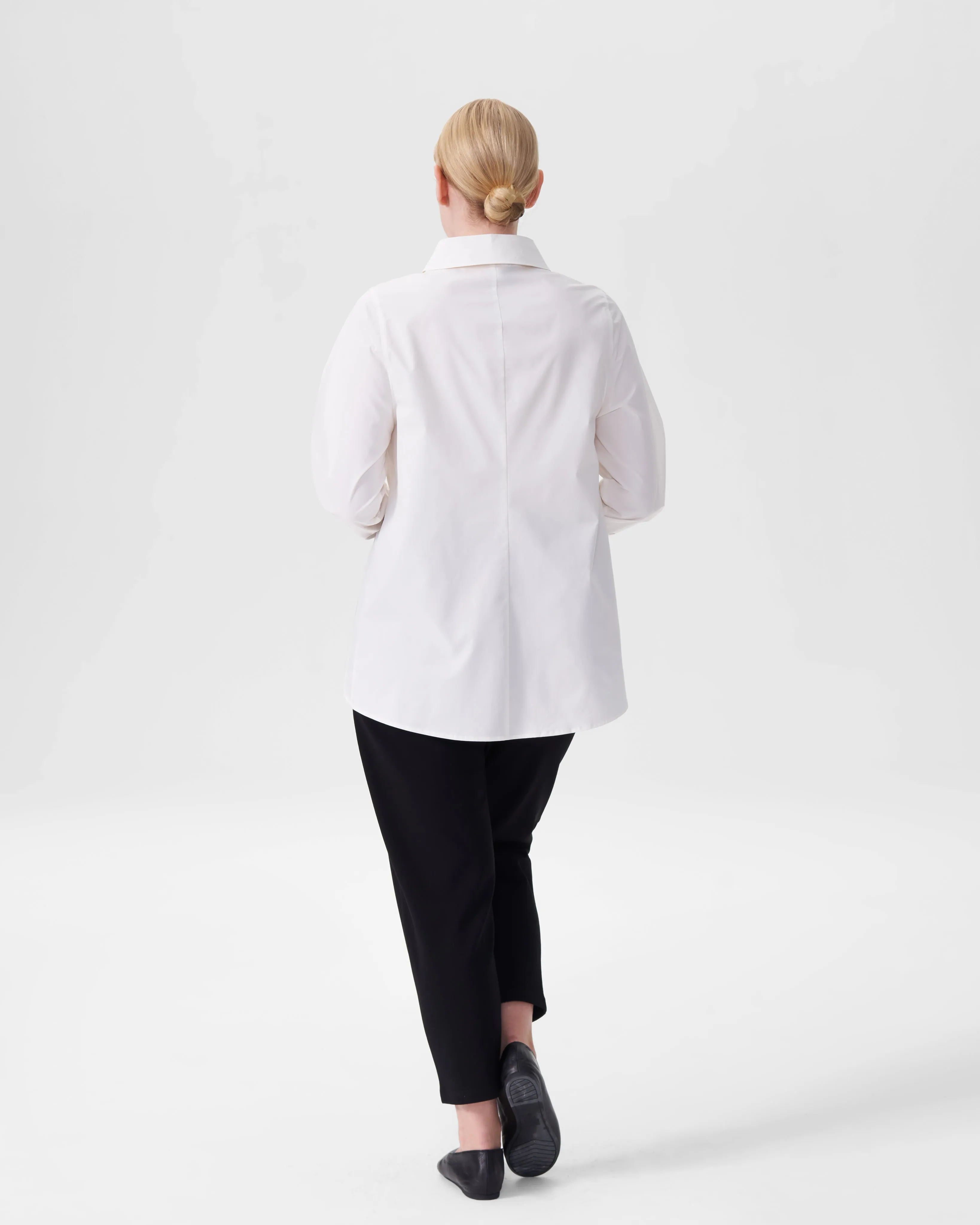 Canna Hi-Low Shirt - White sold by Universal Standard product image thumbnail 5